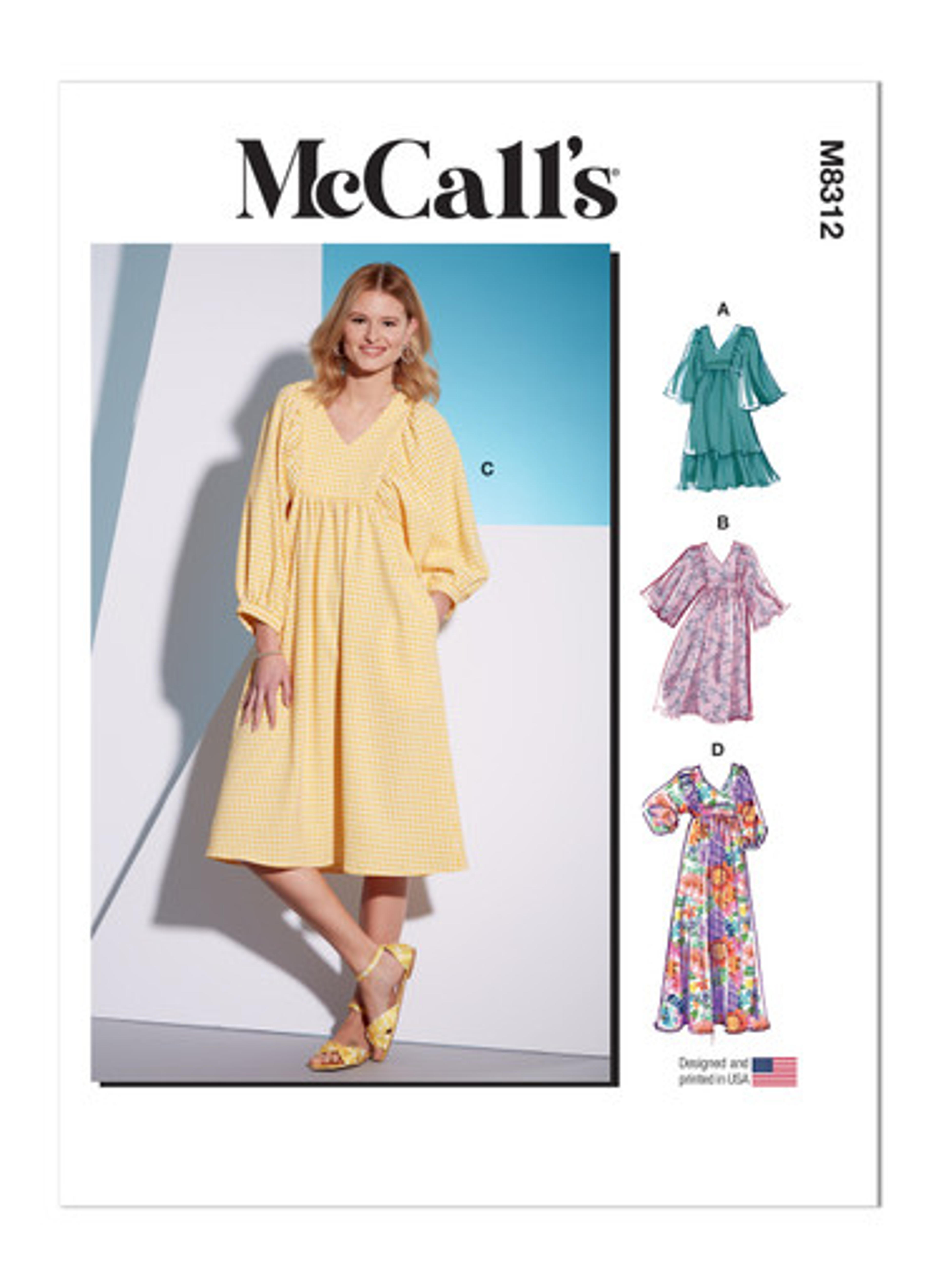 M8312 | Misses' Dresses | McCall's Patterns