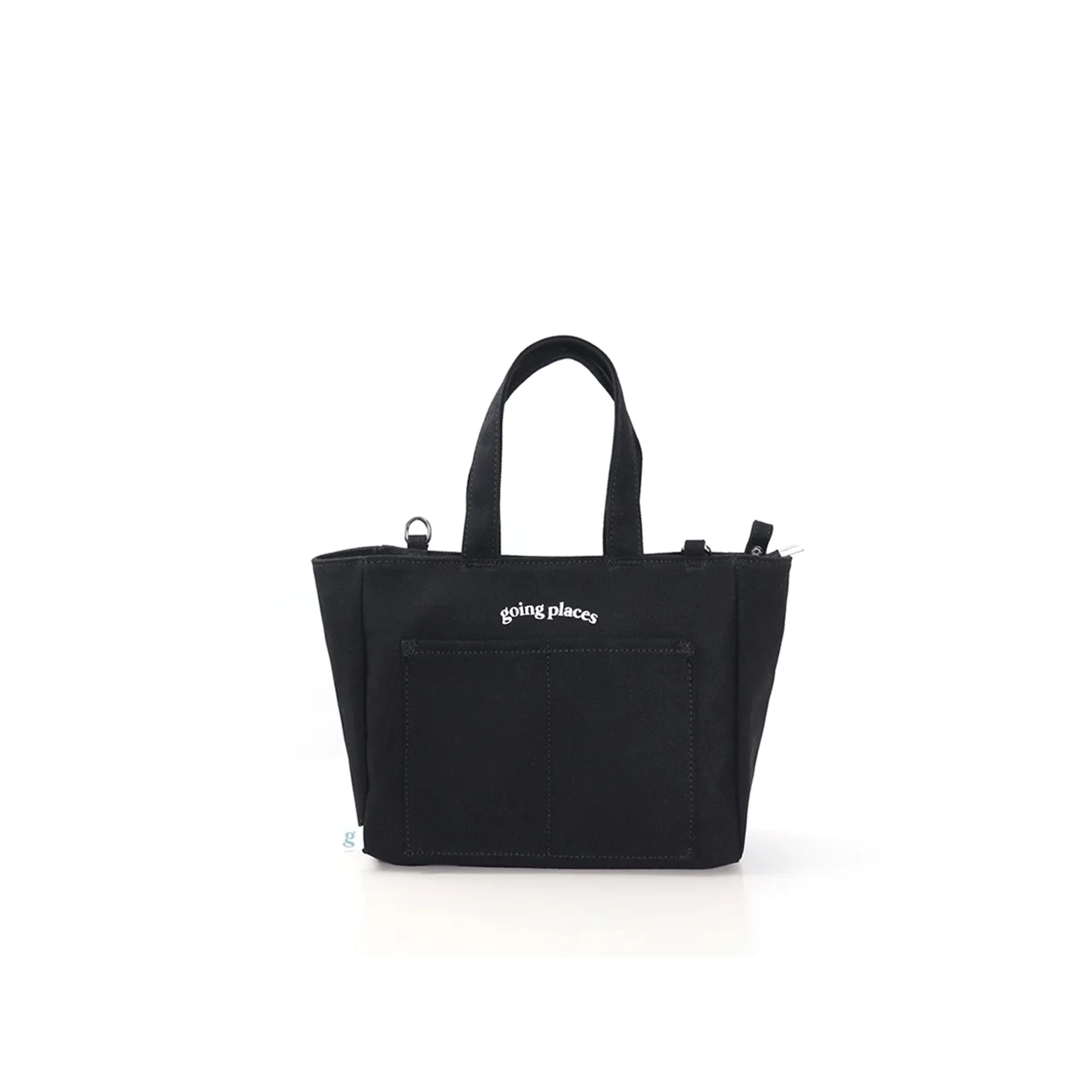 Mini Going Places Tote (Black) – Good Totes (US)