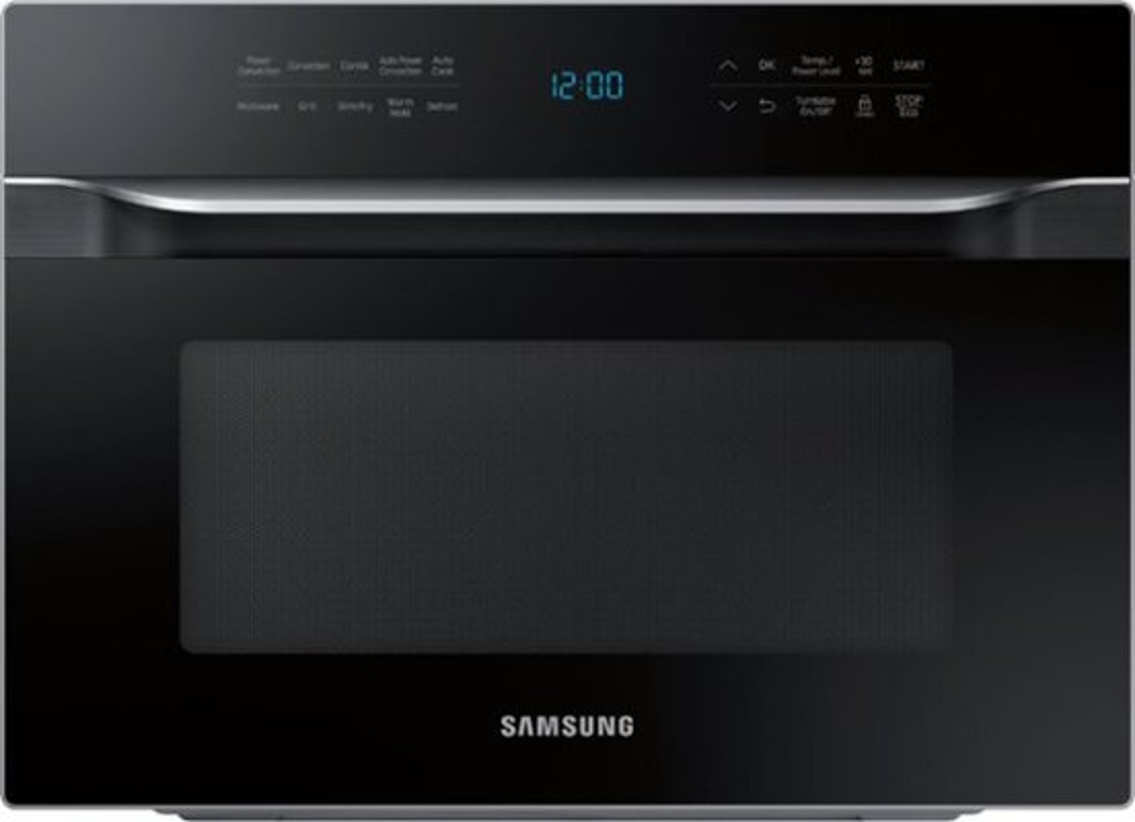 Samsung 1.2 cu. ft. Countertop Convection Microwave with PowerGrill Black MC12J8035CT - Best Buy