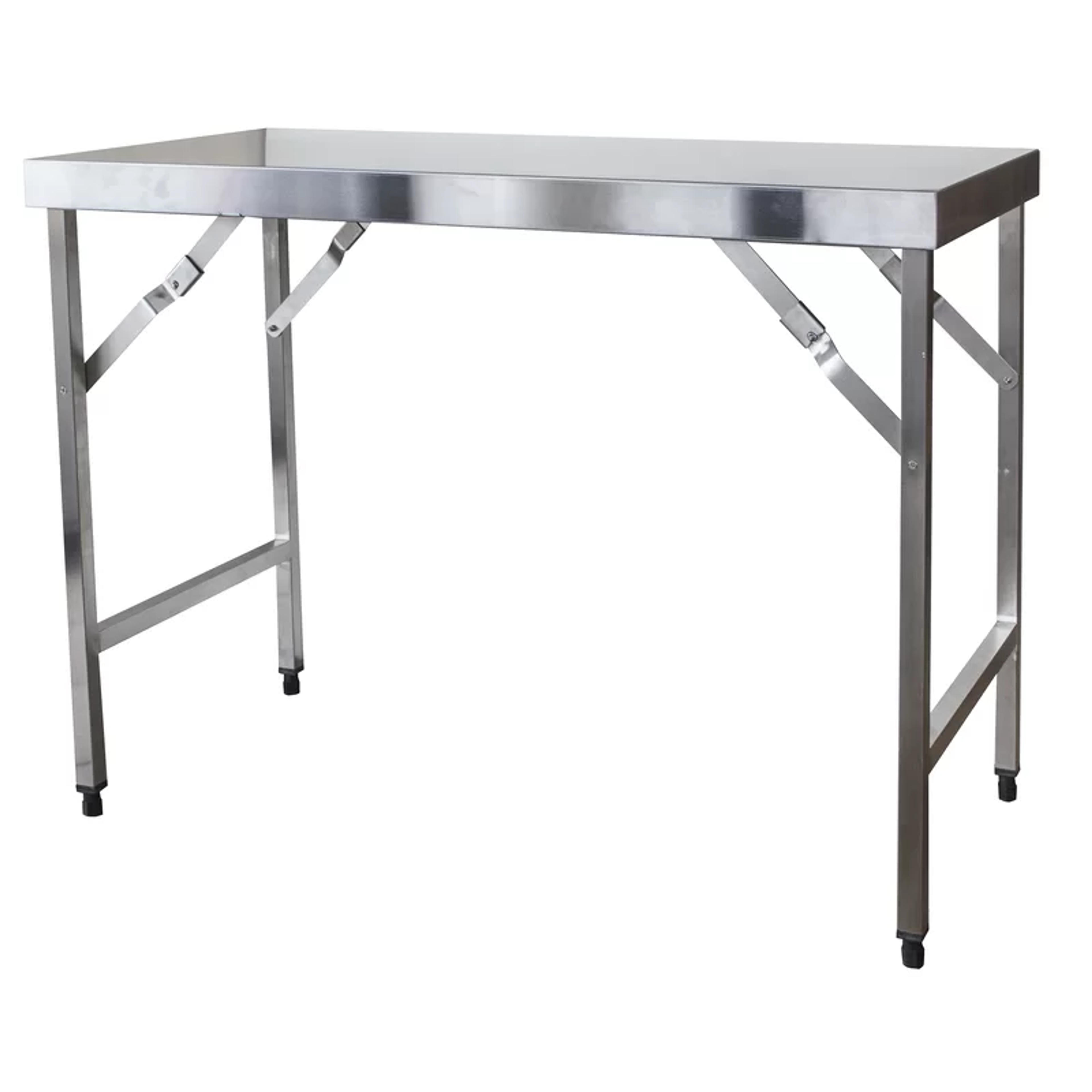 Tiverton Portable Folding Stainless Steel Top Workbench