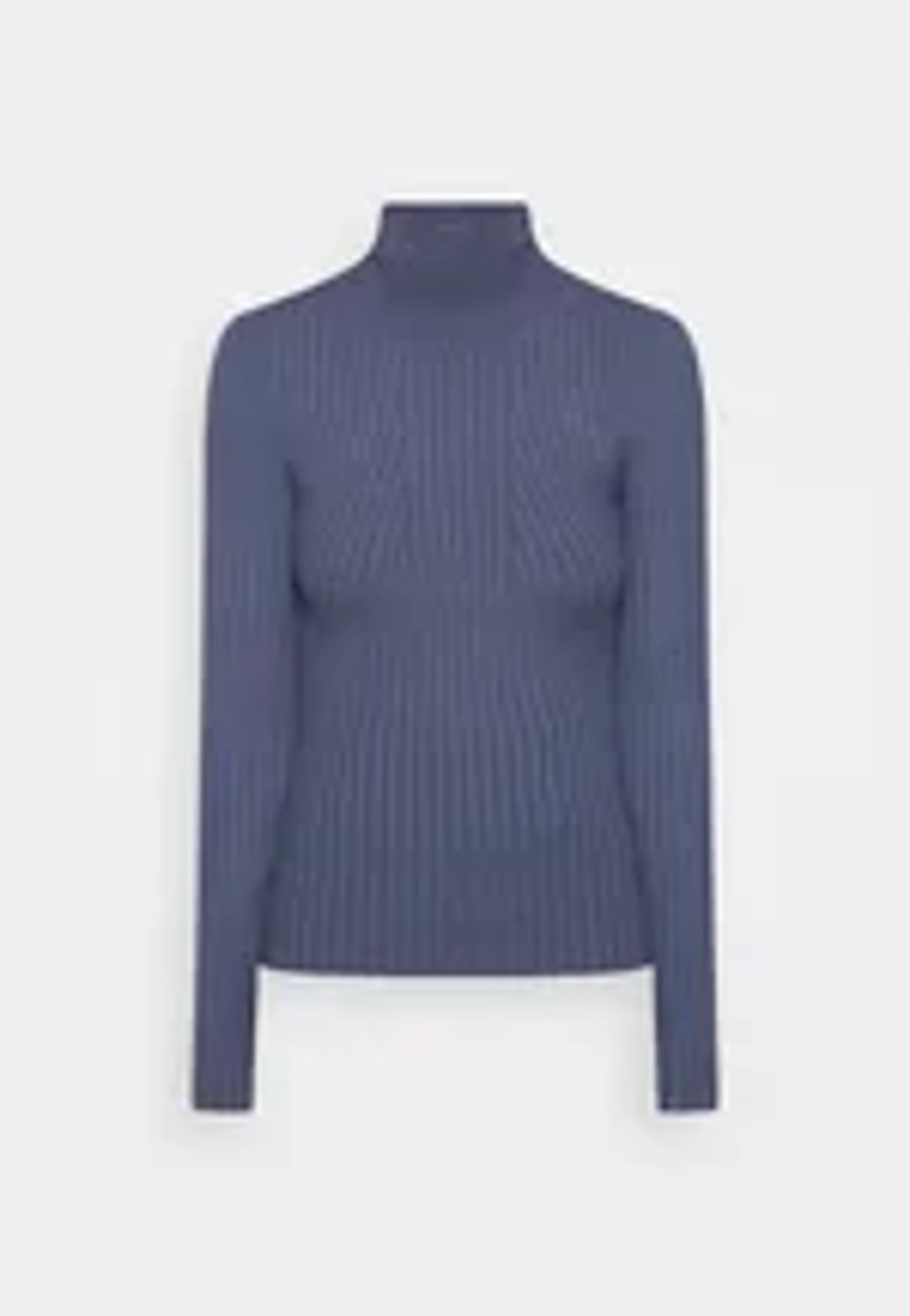 Pieces PCCRISTA ROLL NECK - Jumper - ombre blue/dark blue - Zalando.co.uk