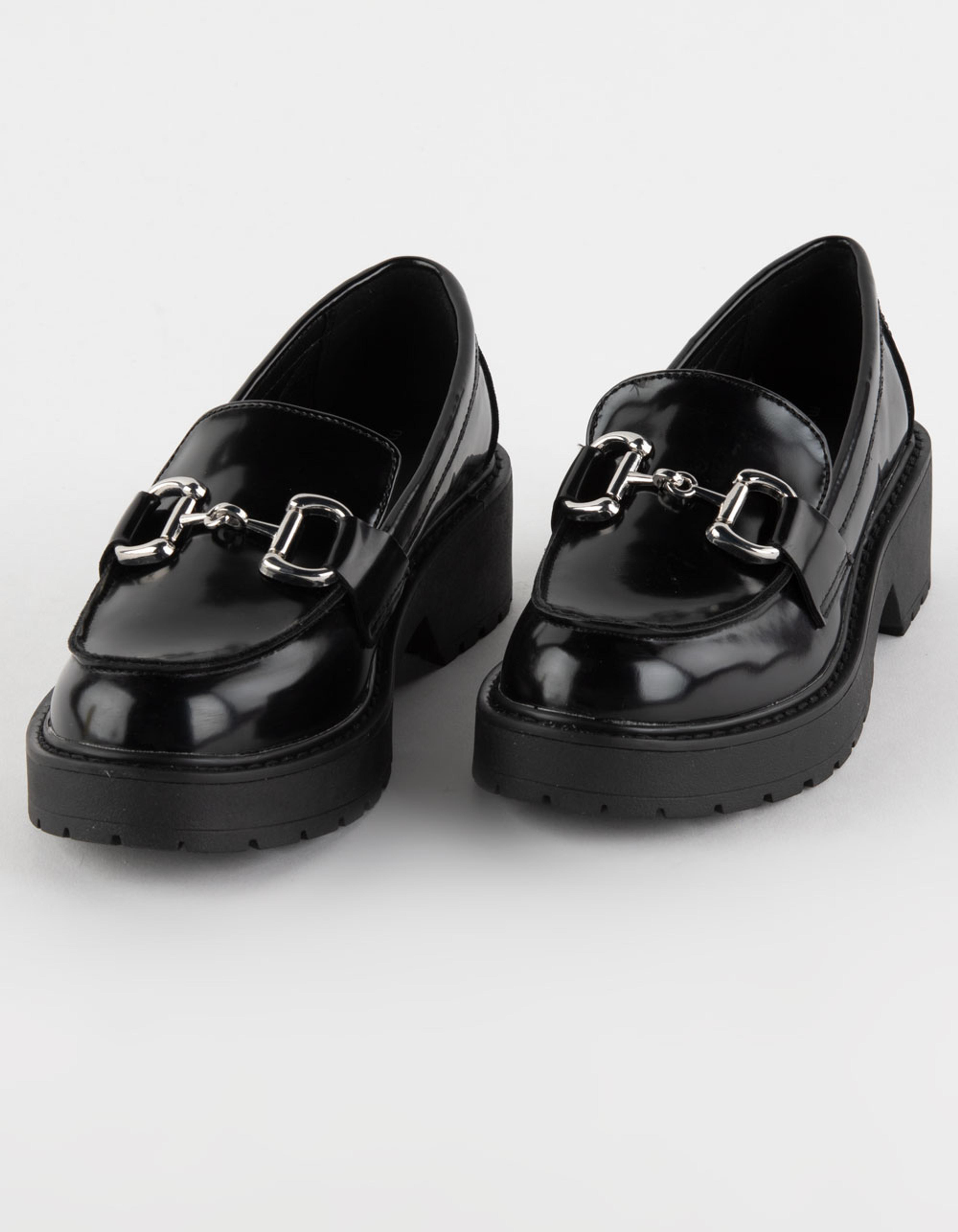 MADDEN GIRL Carter Womens Loafers - BLACK