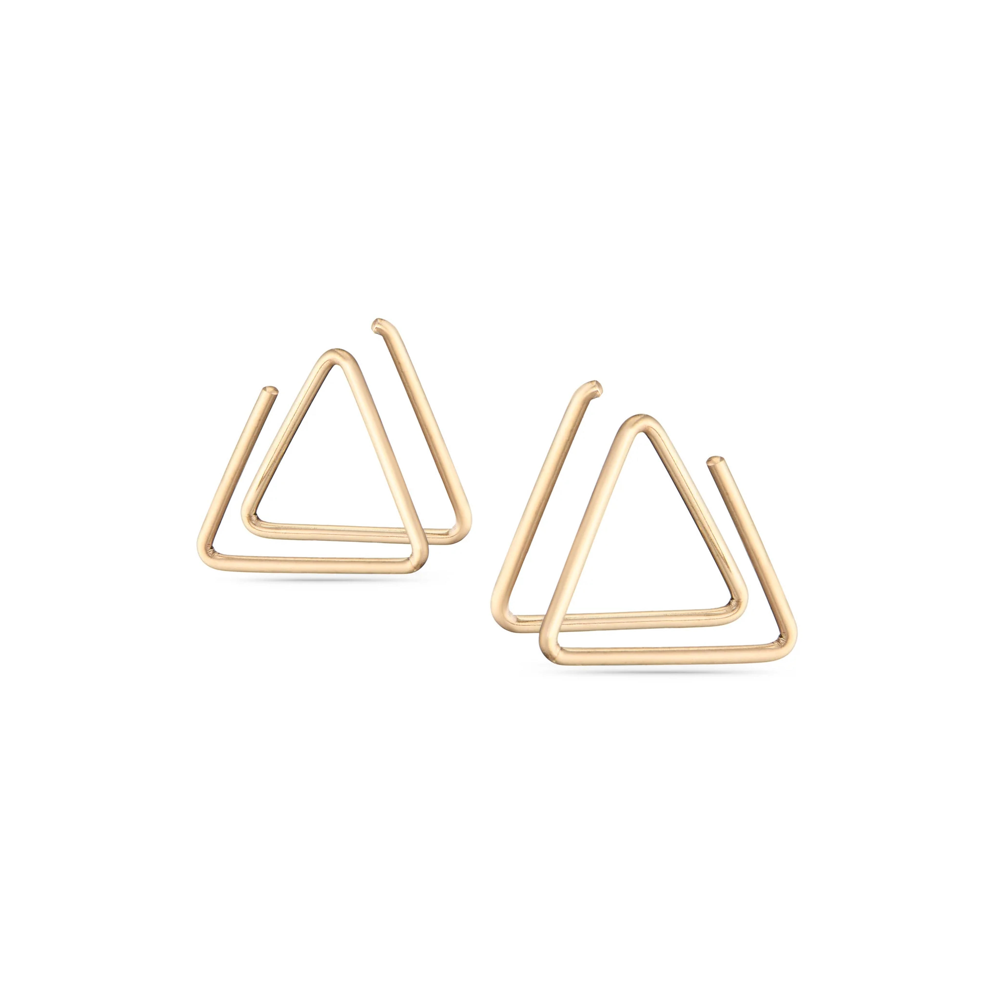 Triangle Nautilus Hoops – Baleen