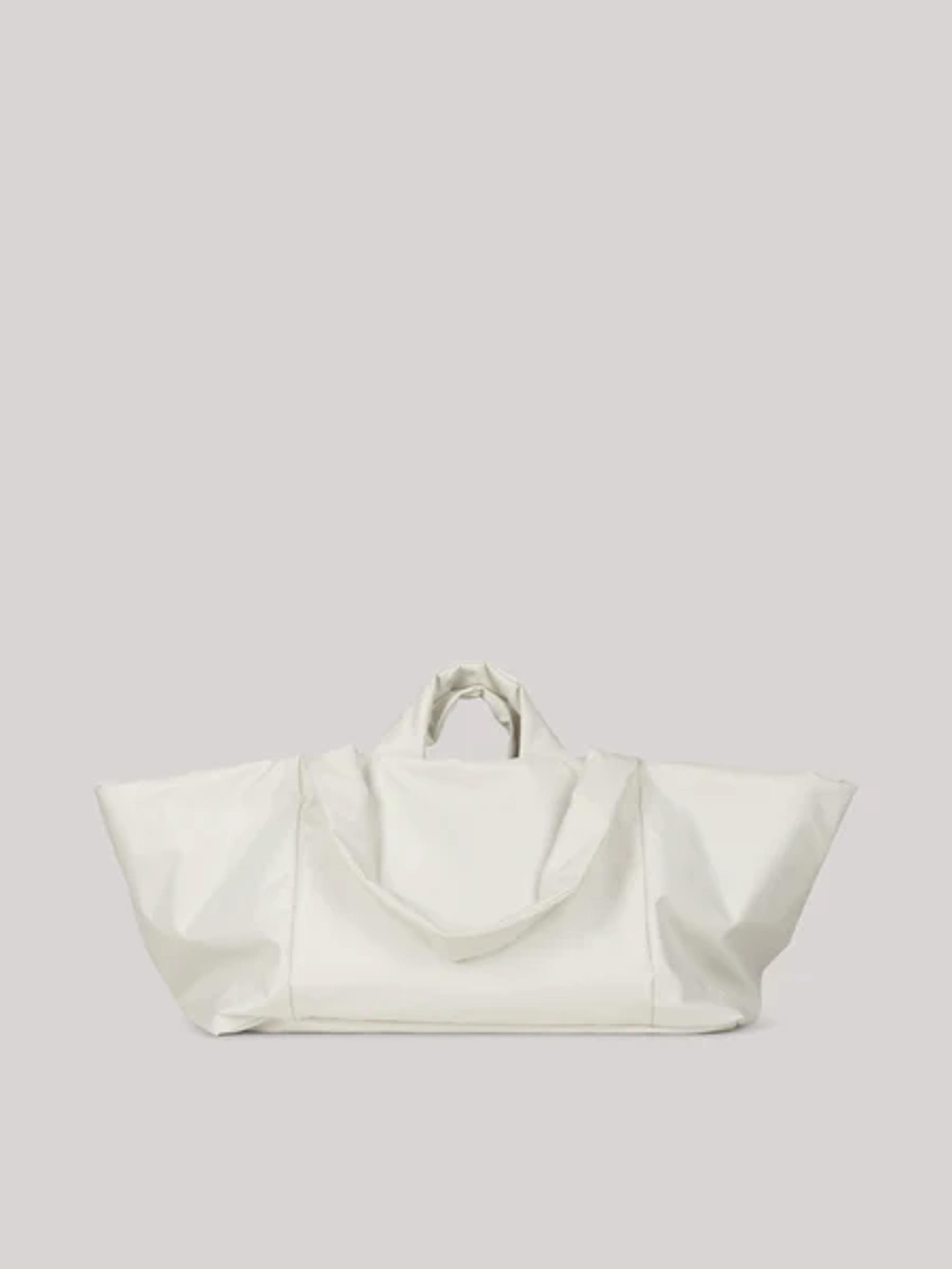 Tote medium oil | white – KASSL Editions