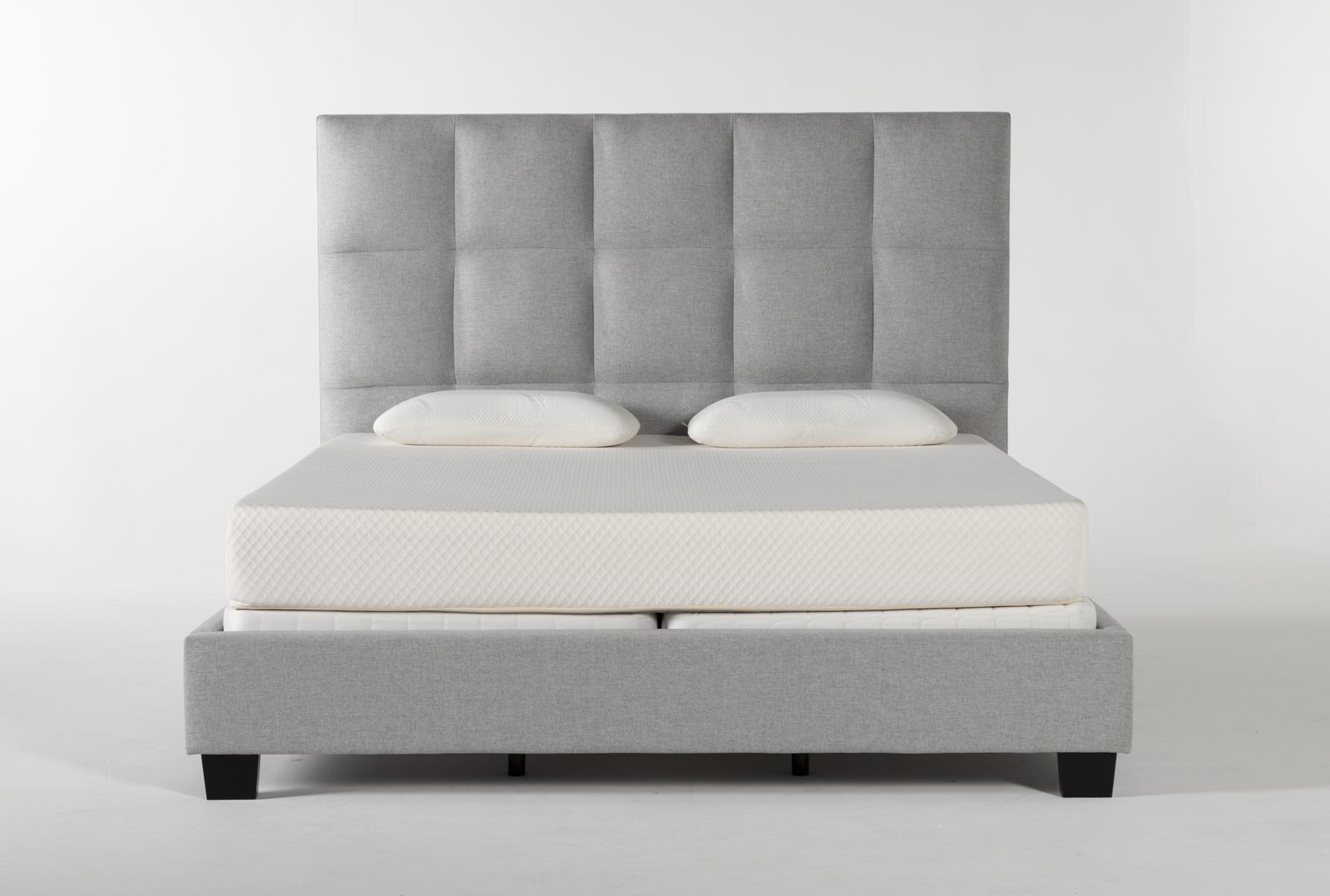 Boswell Eastern King Upholstered Panel Bed | Living Spaces
