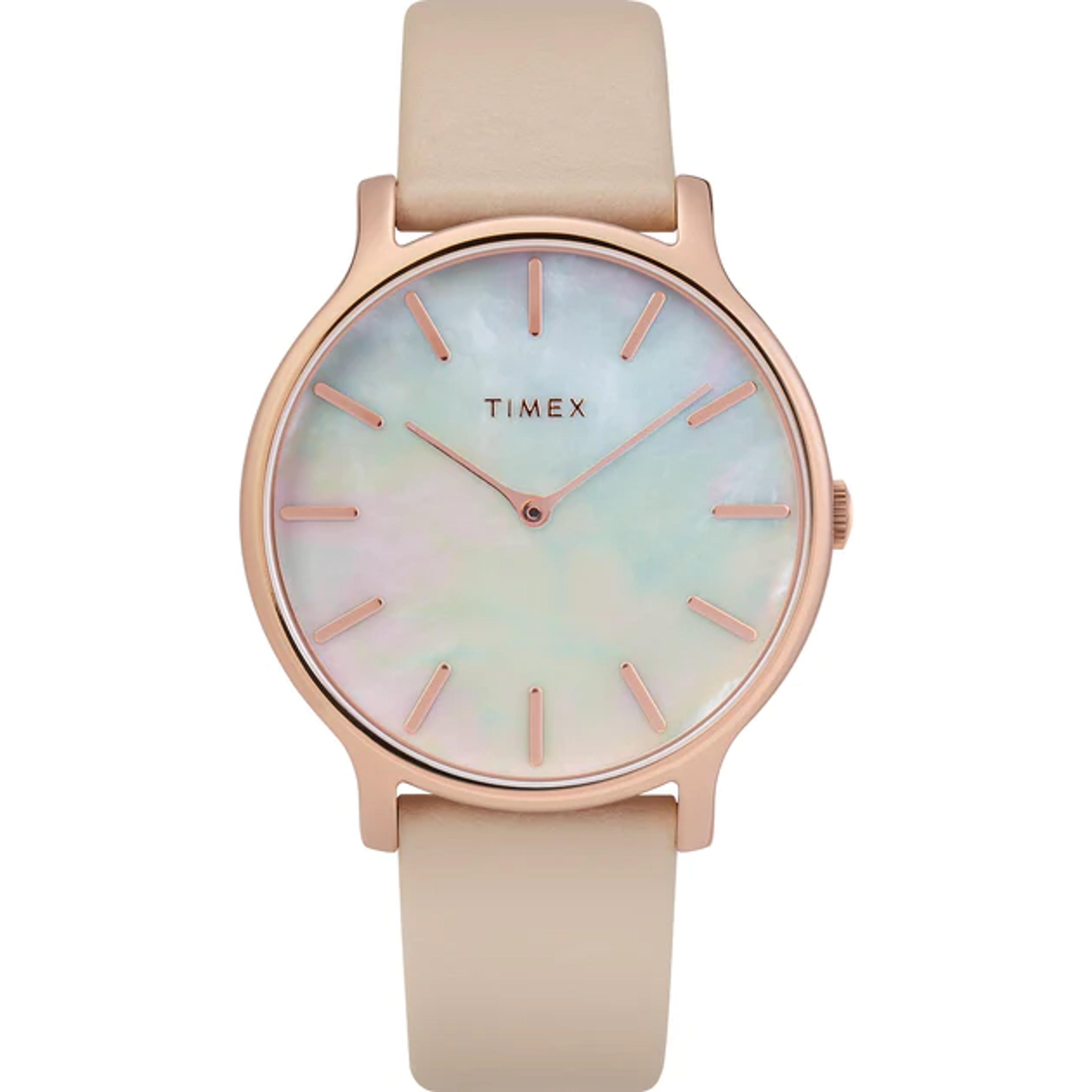 Timex Metropolitan Transcend 38mm Rose Gold Mother of Pearl