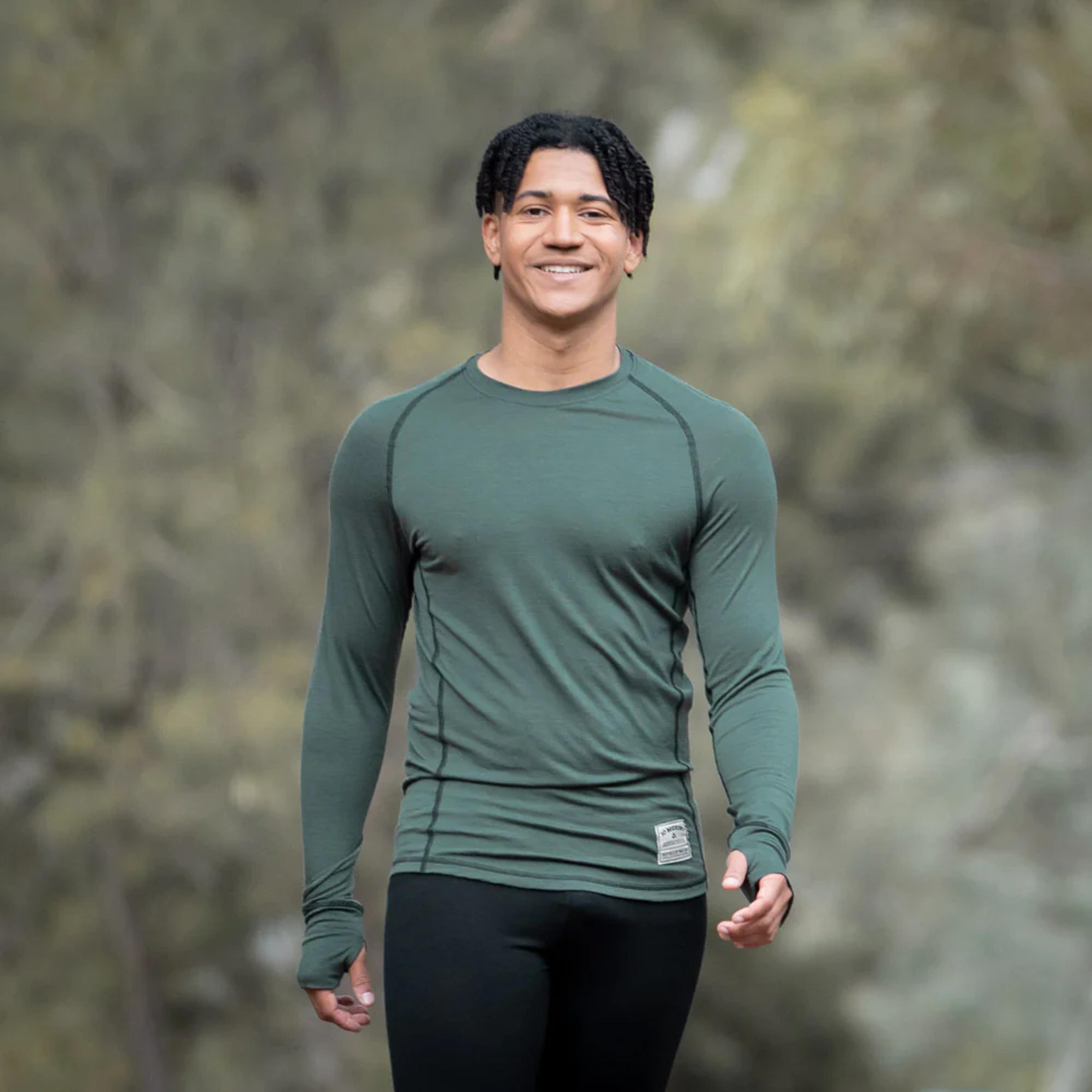 Men's Merino Wool Base Layer Top | ioMerino Outdoor Clothing