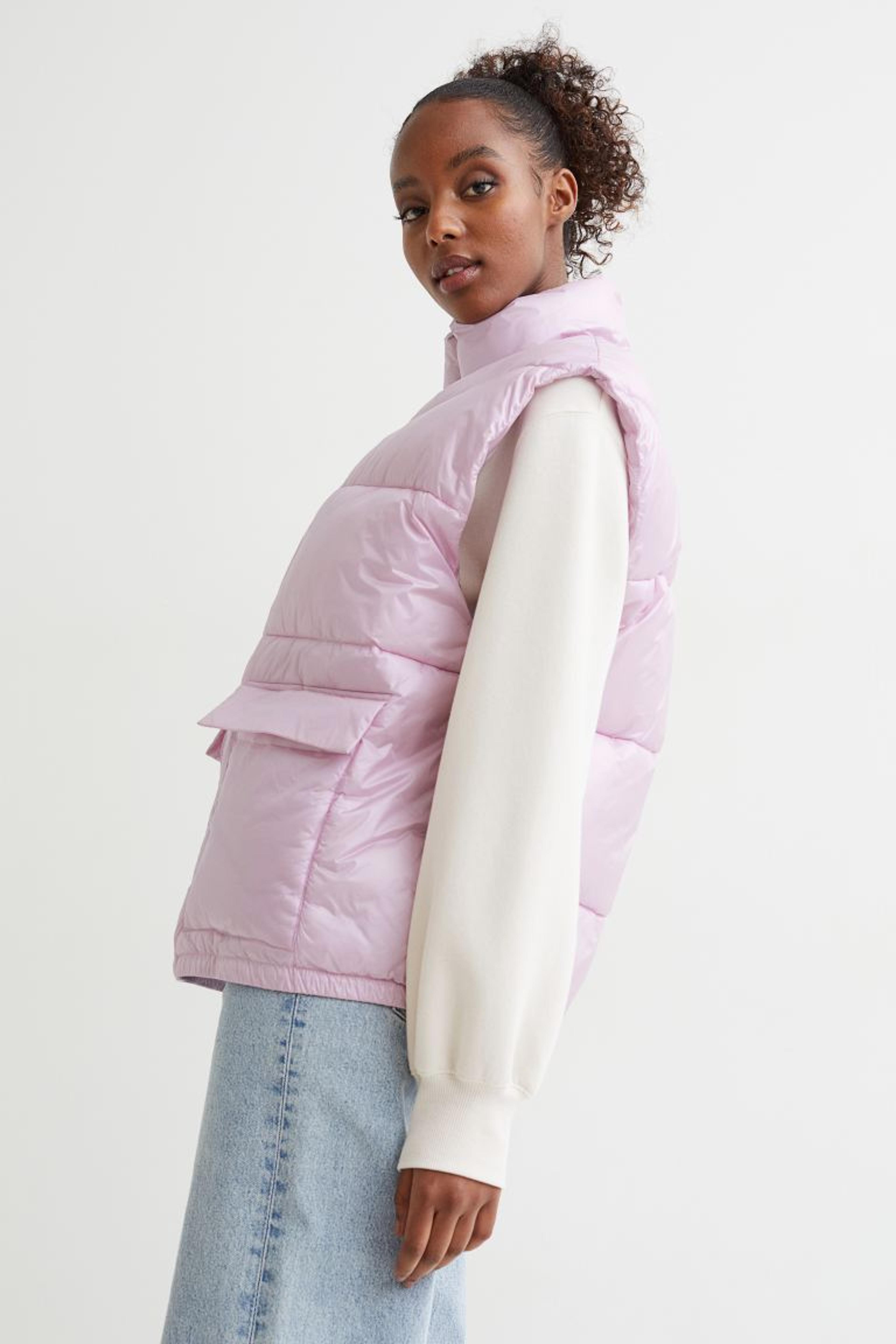 Padded Vest - Light pink - Ladies | H&M US