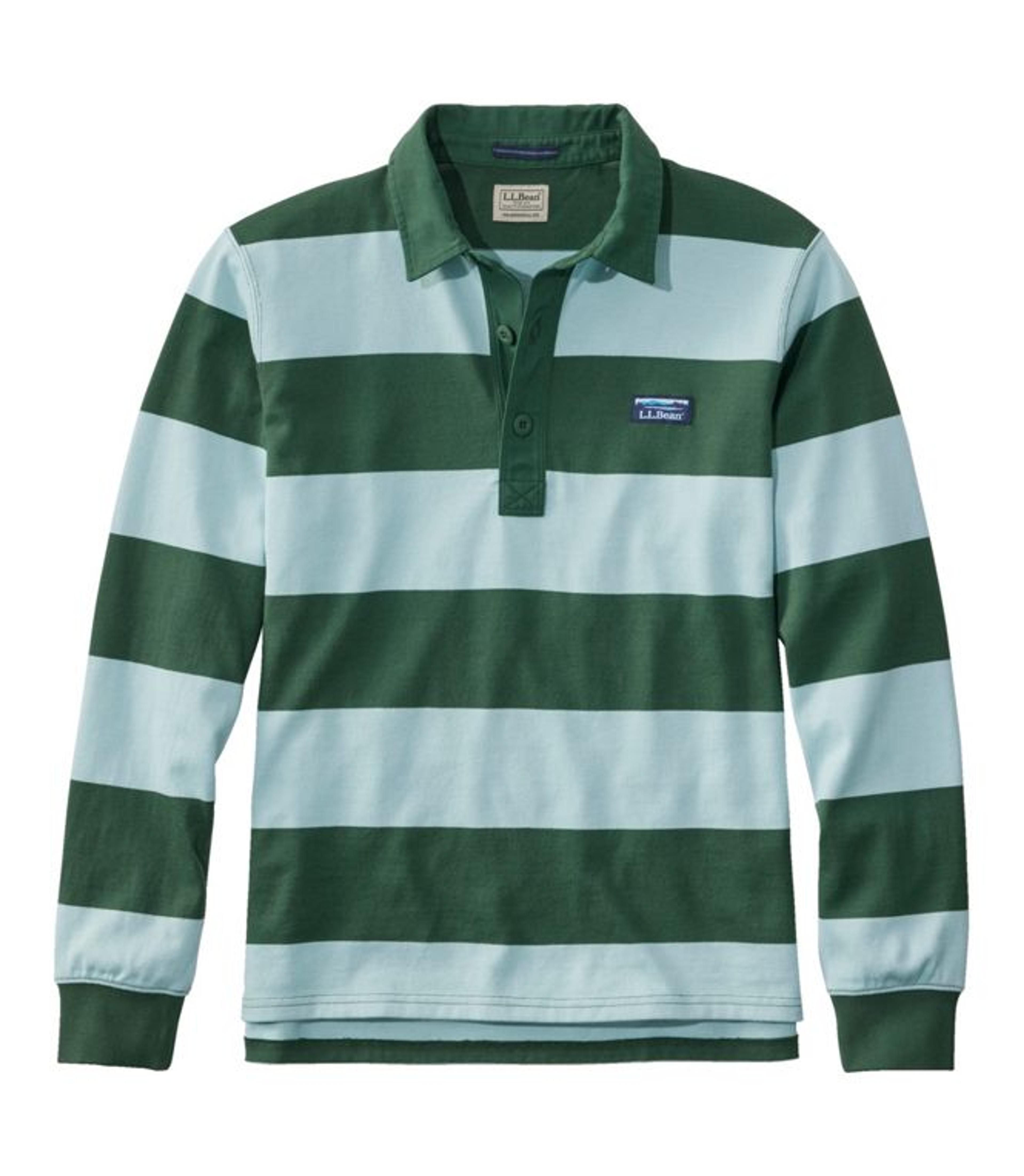 Men's Bean's Vintage Soft Rugby, Stripe | Polo Shirts at L.L.Bean