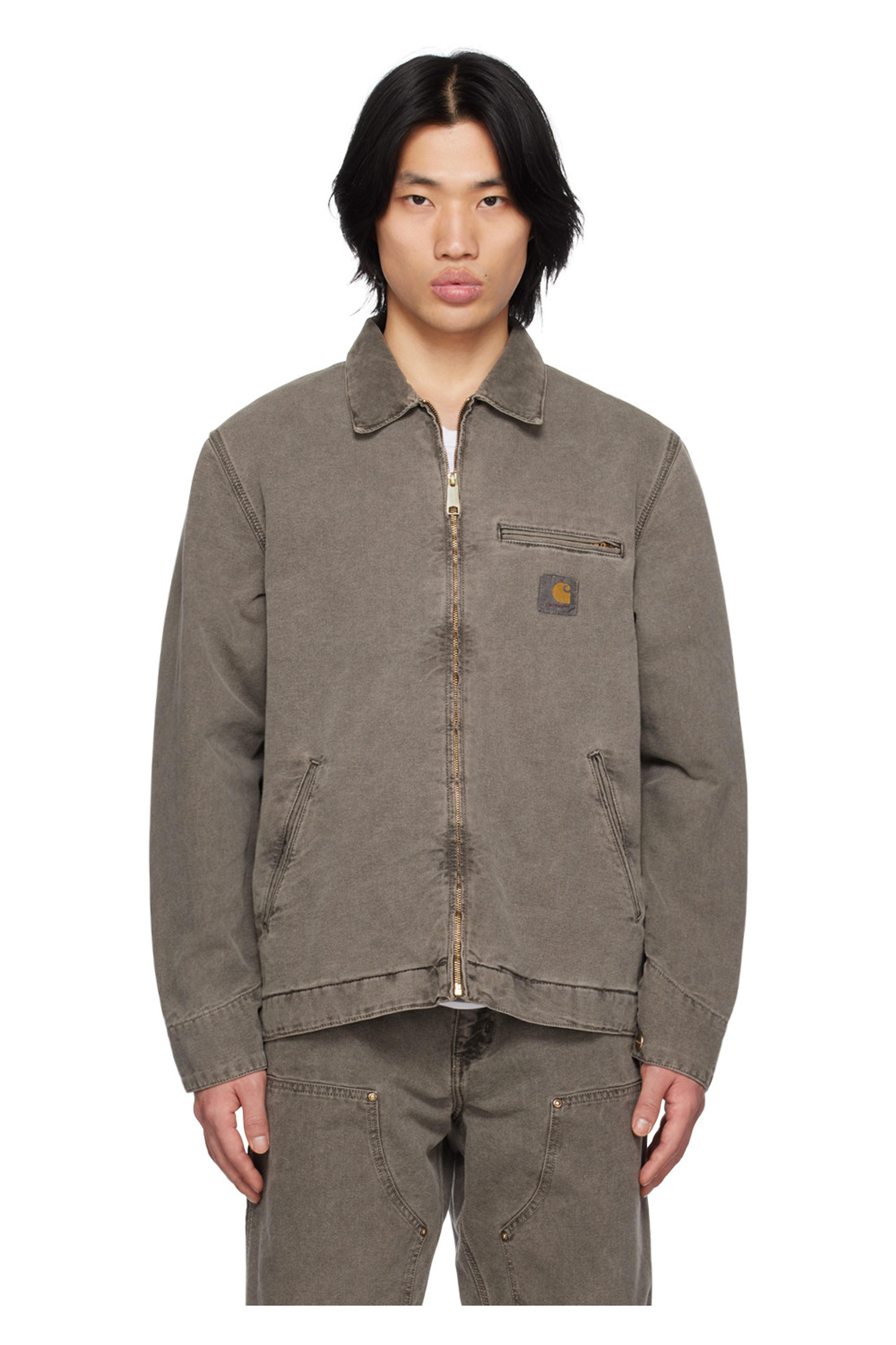 Carhartt Work In Progress: Black Detroit Jacket | SSENSE