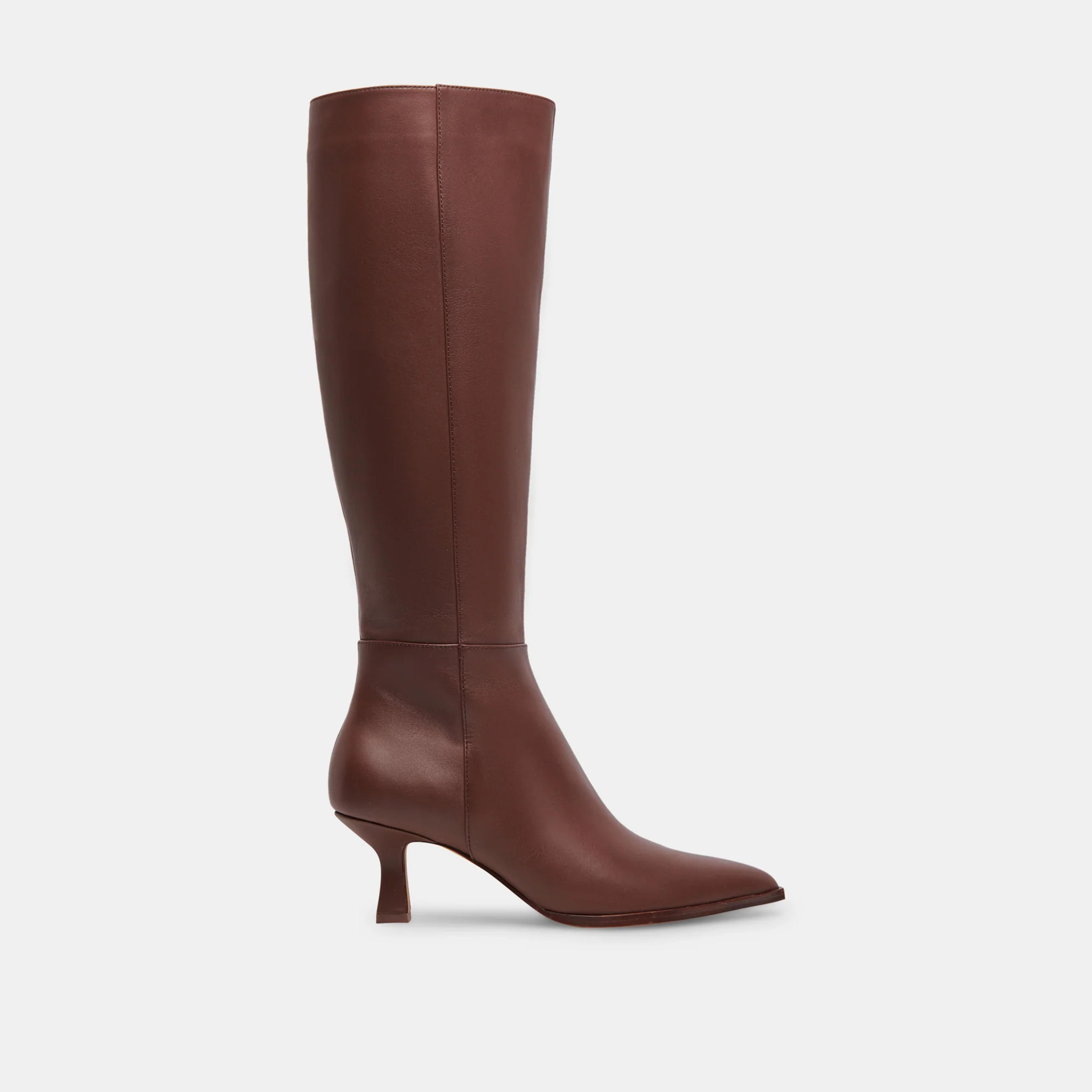 AUGGIE BOOTS CHOCOLATE LEATHER – Dolce Vita