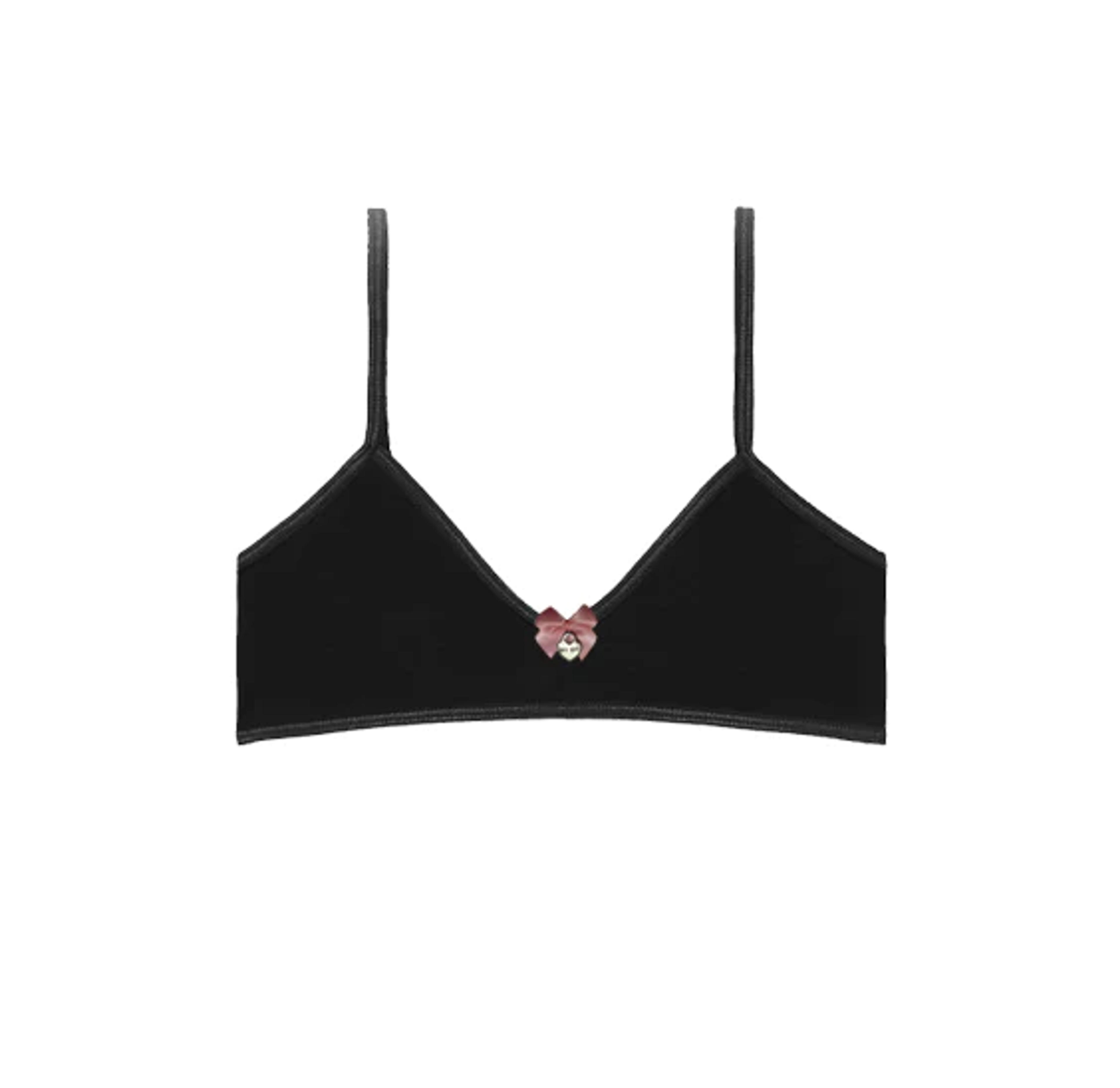 Black Charmed Micro Bralette – hex girl