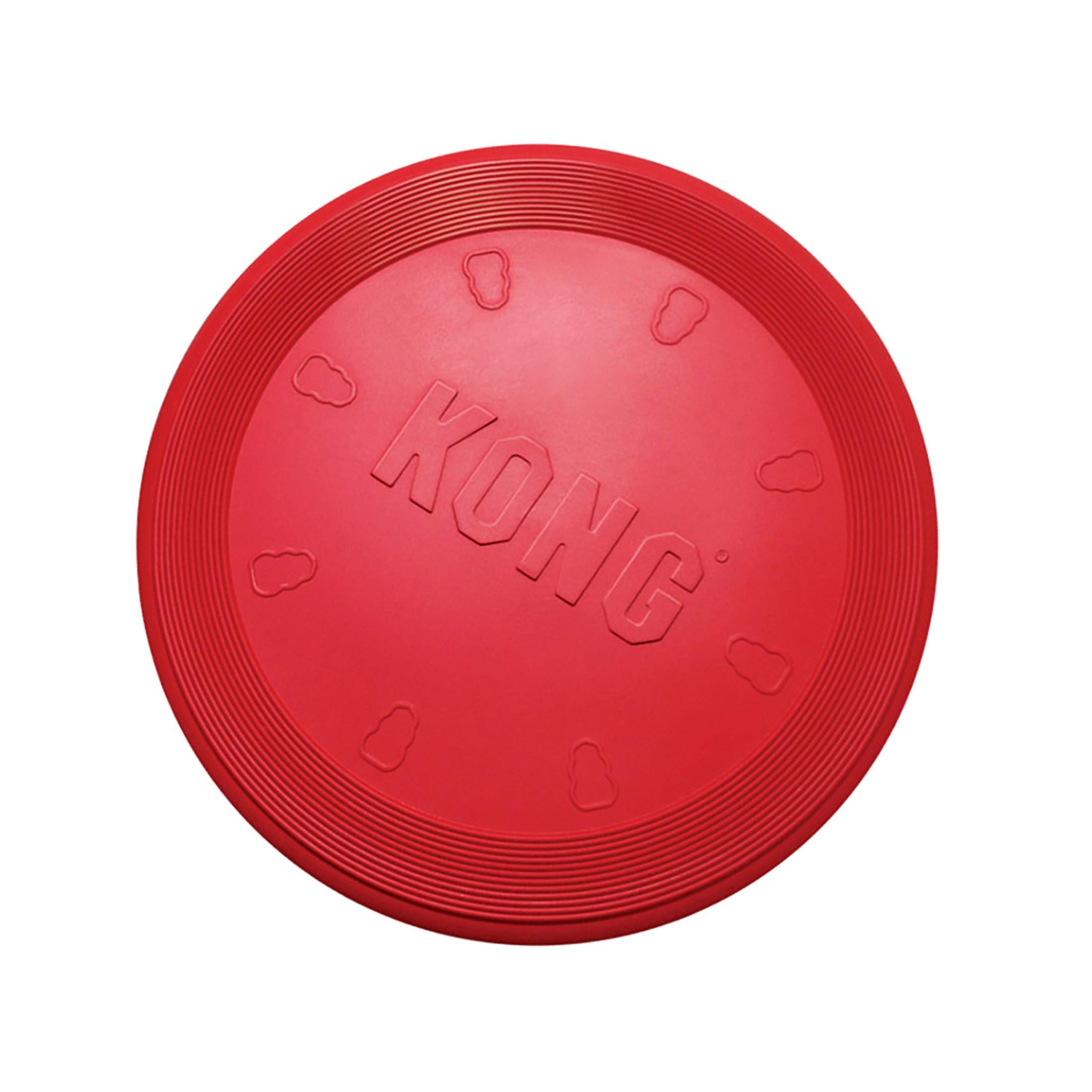 KONG - Flyer - Durable Rubber Flying Disc Dog Toy - for Large Dogs