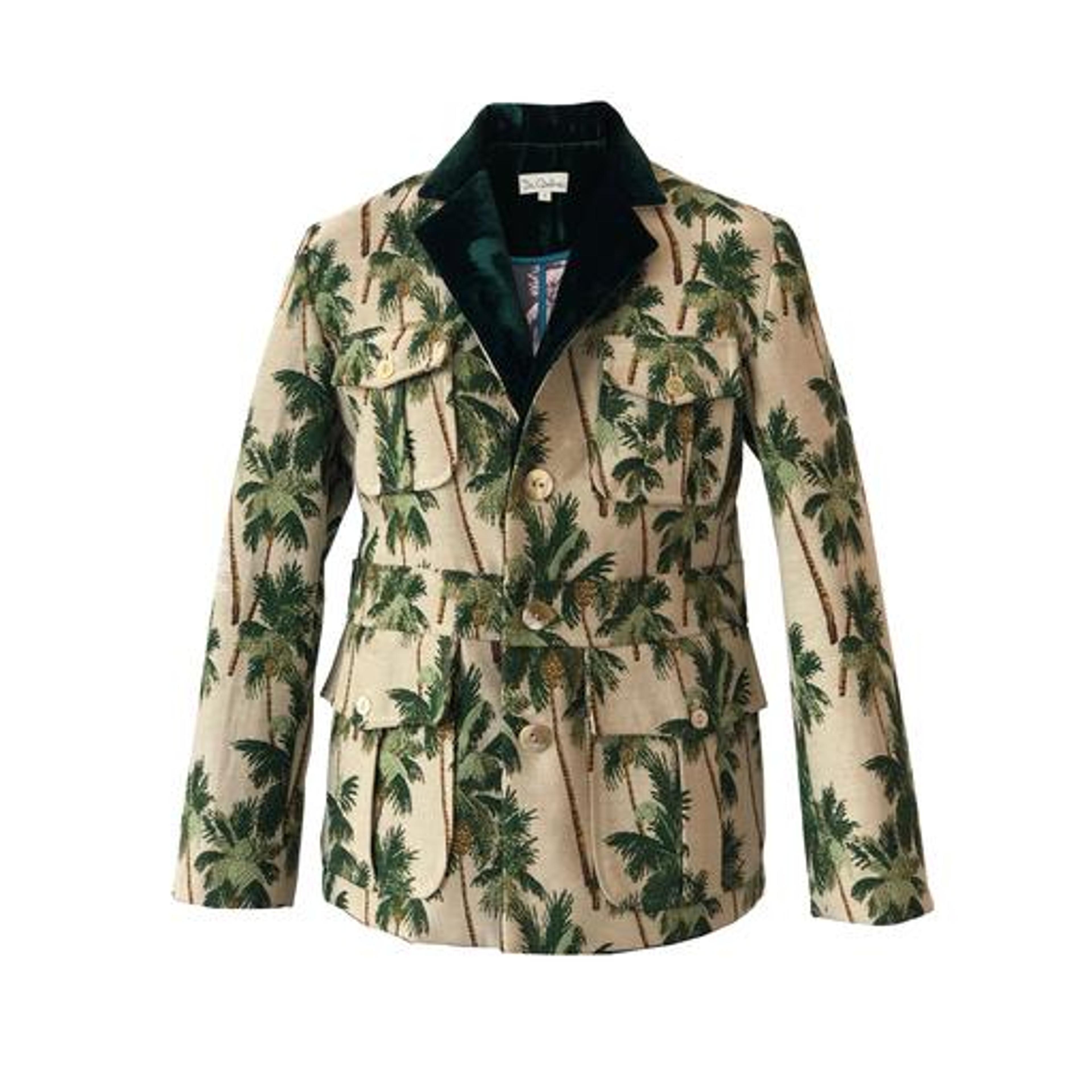 Safari Jacket Palm Print | Jacket