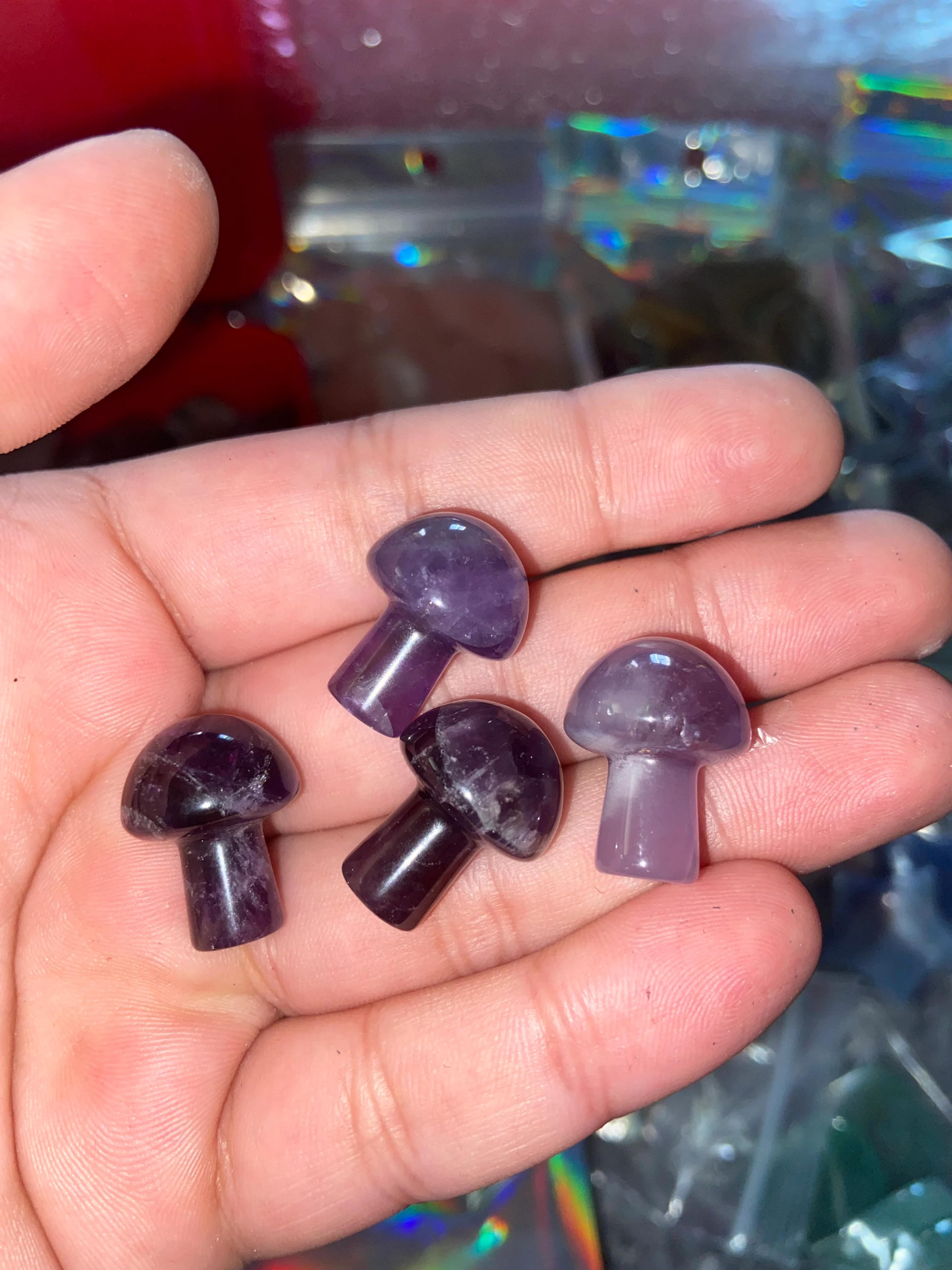 Mini Amethyst Mushroom | Etsy