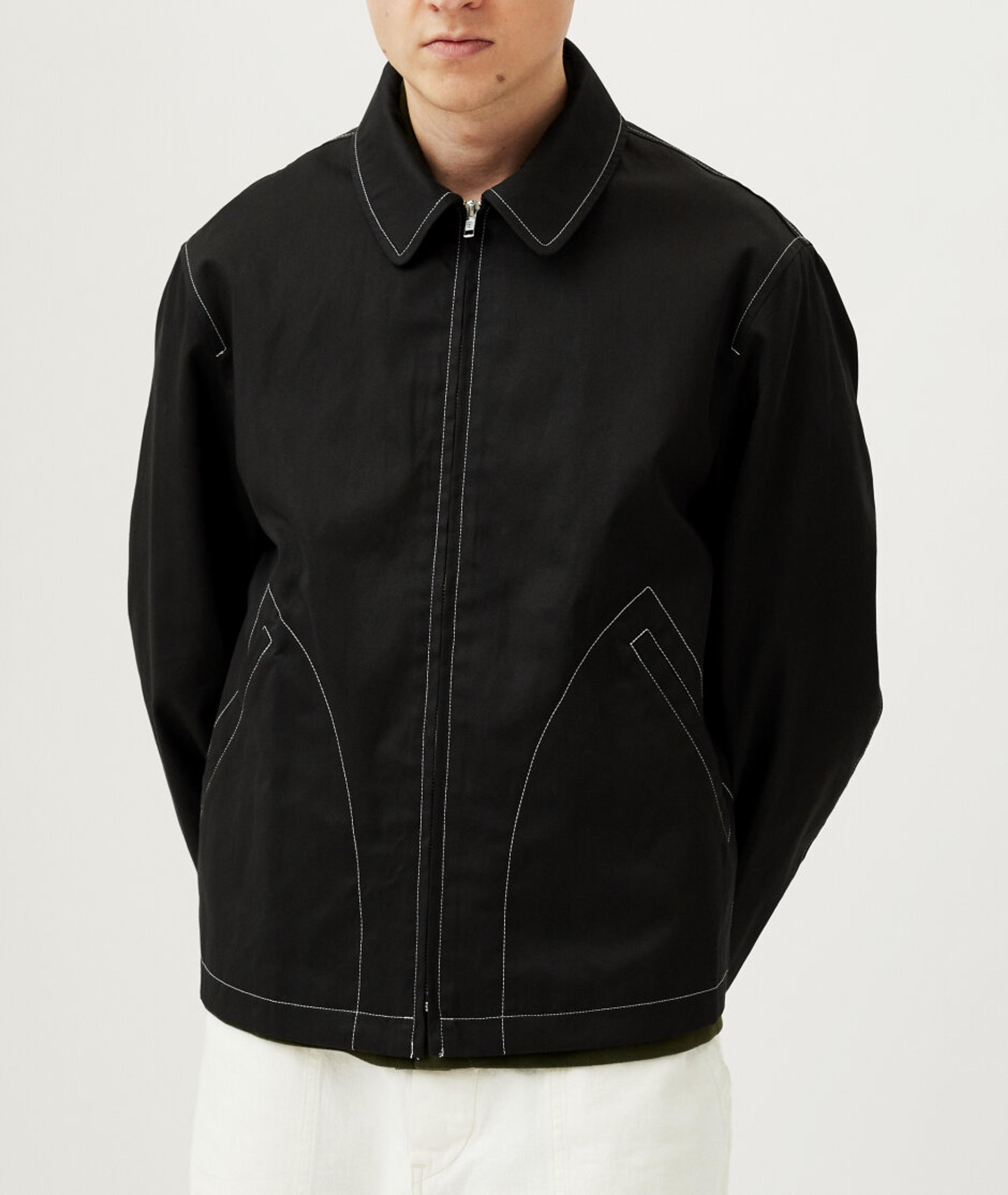 Norse Store | Shipping Worldwide - James Coward SITE JACKET - BLACK GABARDINE