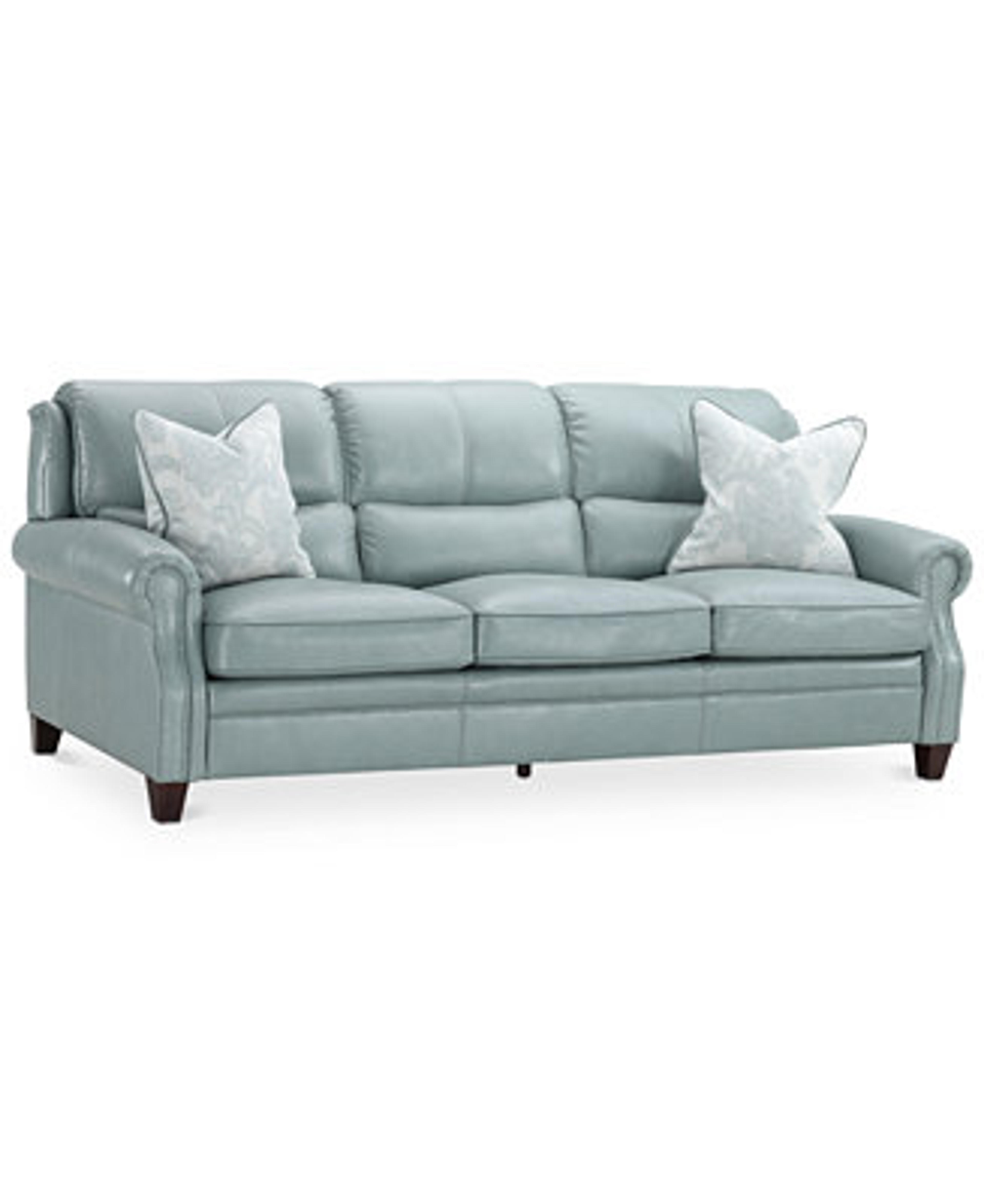 Furniture Marick 93" Leather Sofa, Created for Macy's & Reviews - Furniture - Macy's