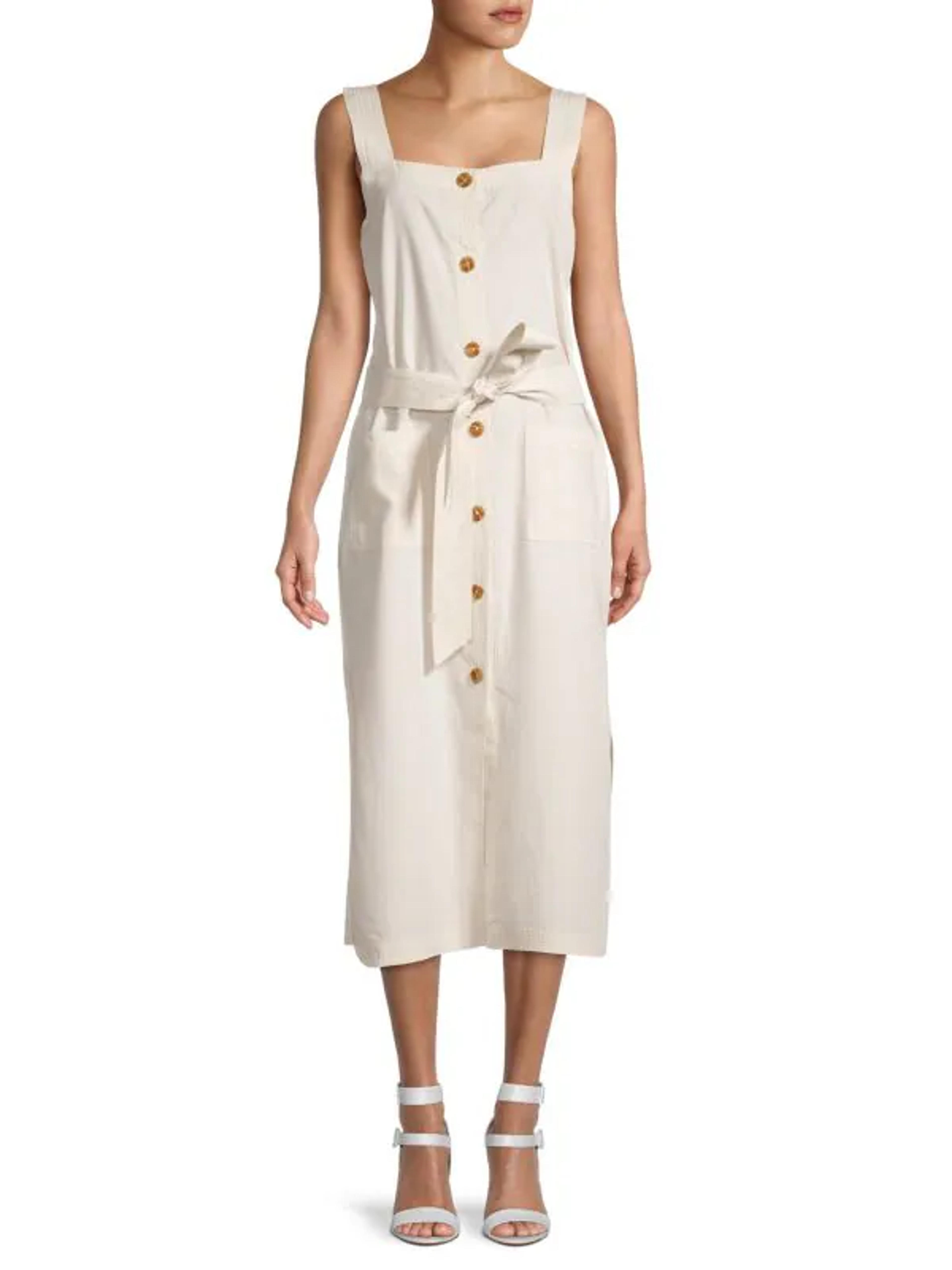 DL1961 Lexia Belted Midi Dress on SALE | Saks OFF 5TH