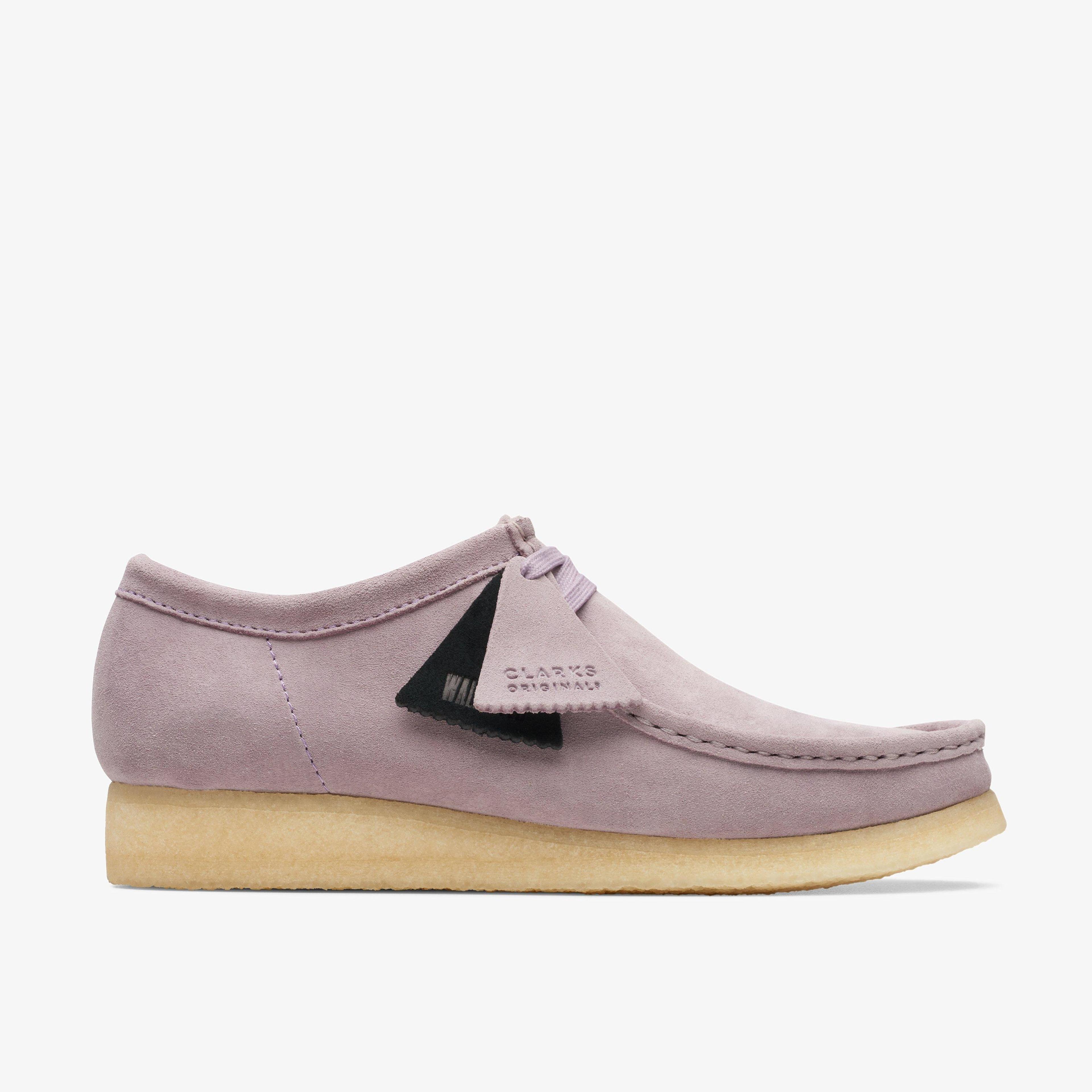 Men Wallabee Mauve Suede Shoes