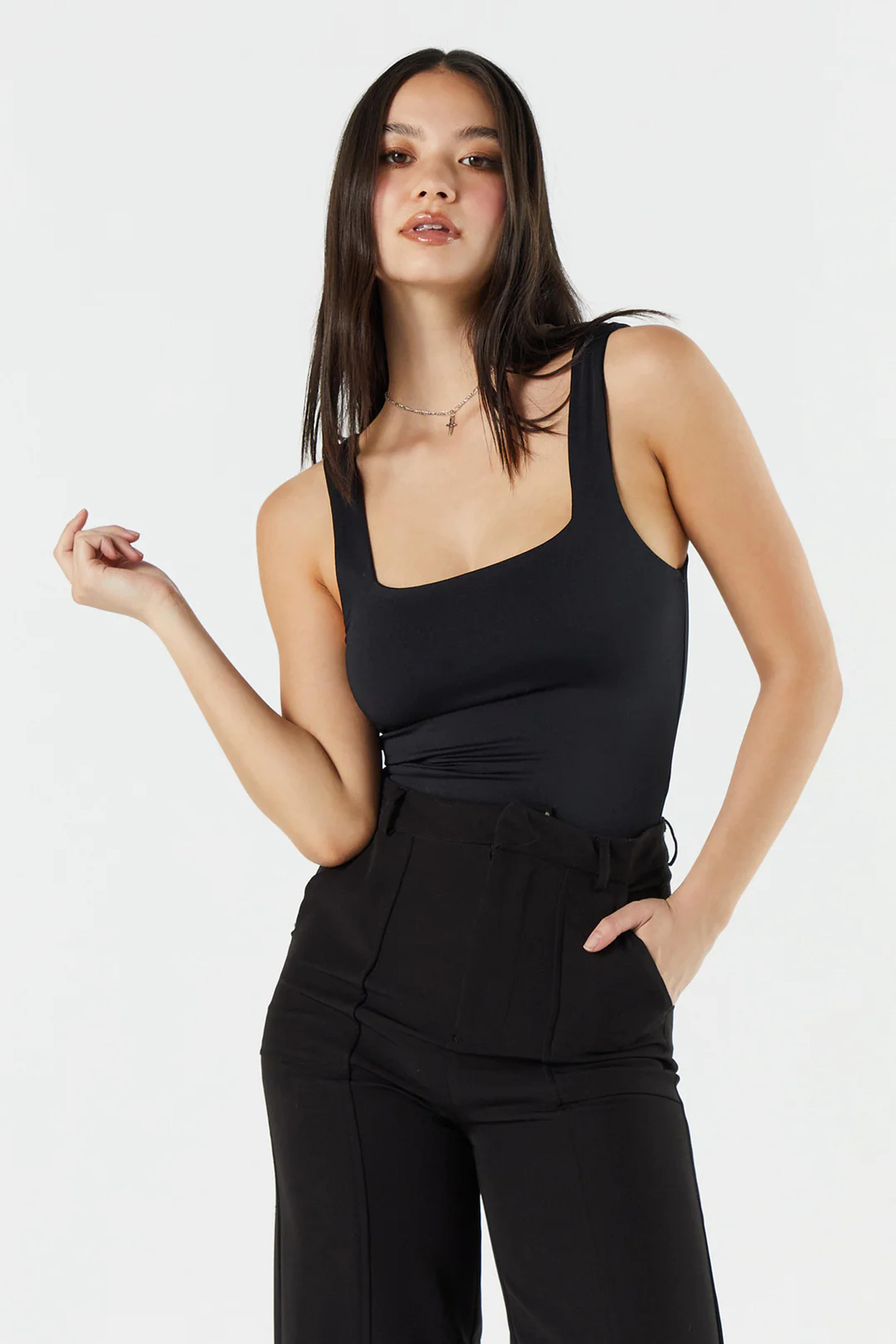 Square Neck Contour Bodysuit – Urban Planet