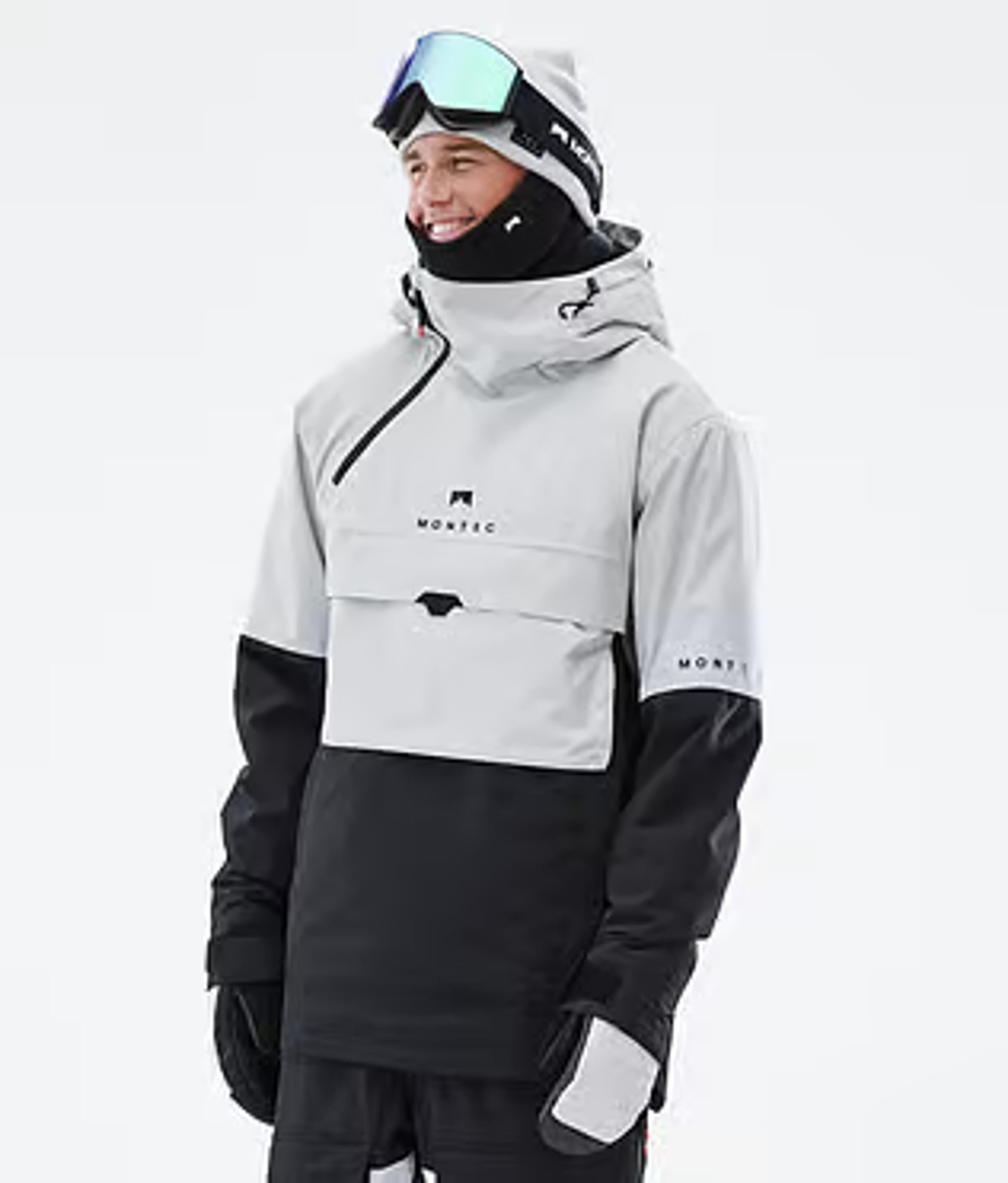 Montec Dune Ski Jacket Men - Light Grey/Black