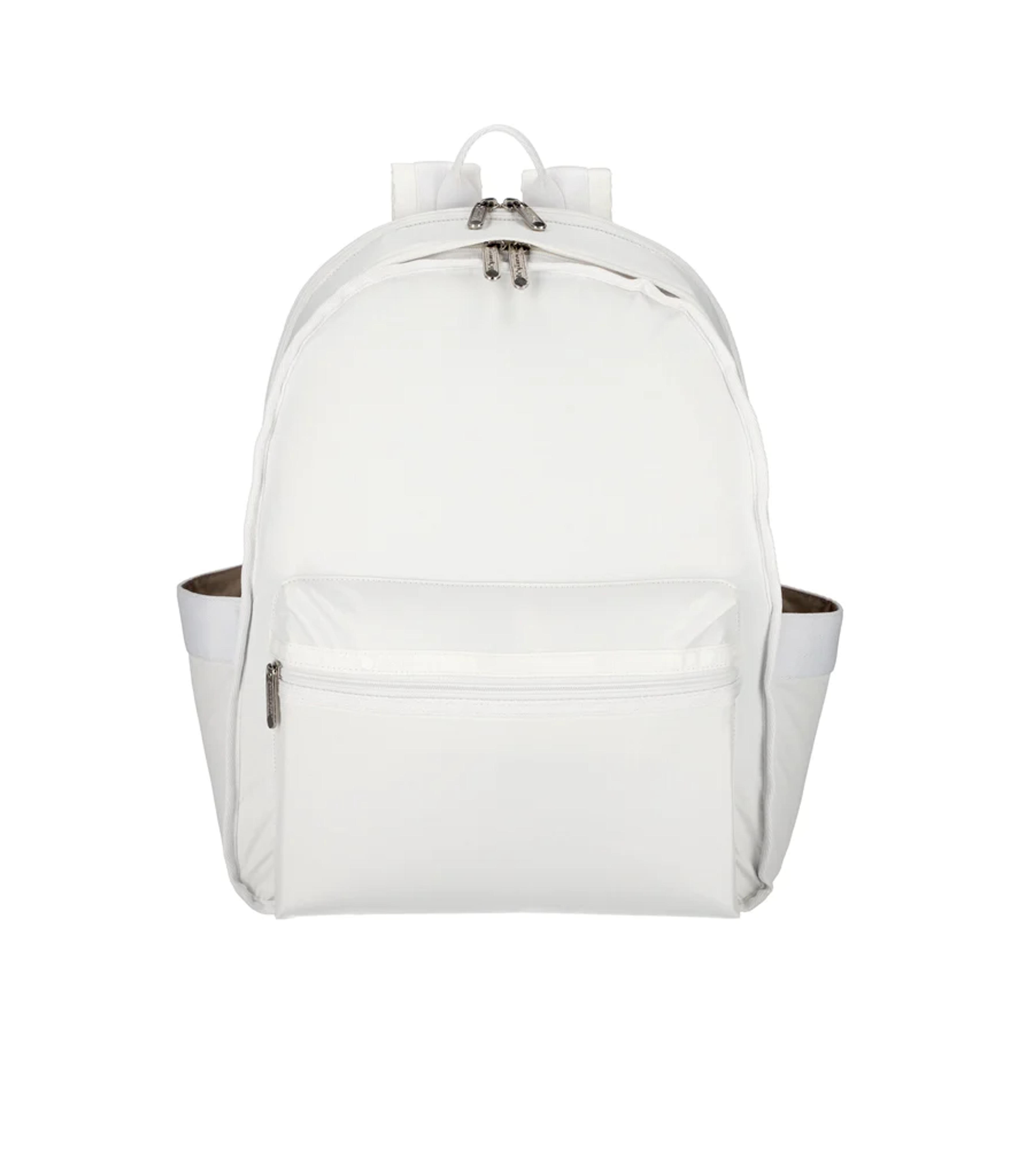 Route Backpack - White solid | LeSportsac