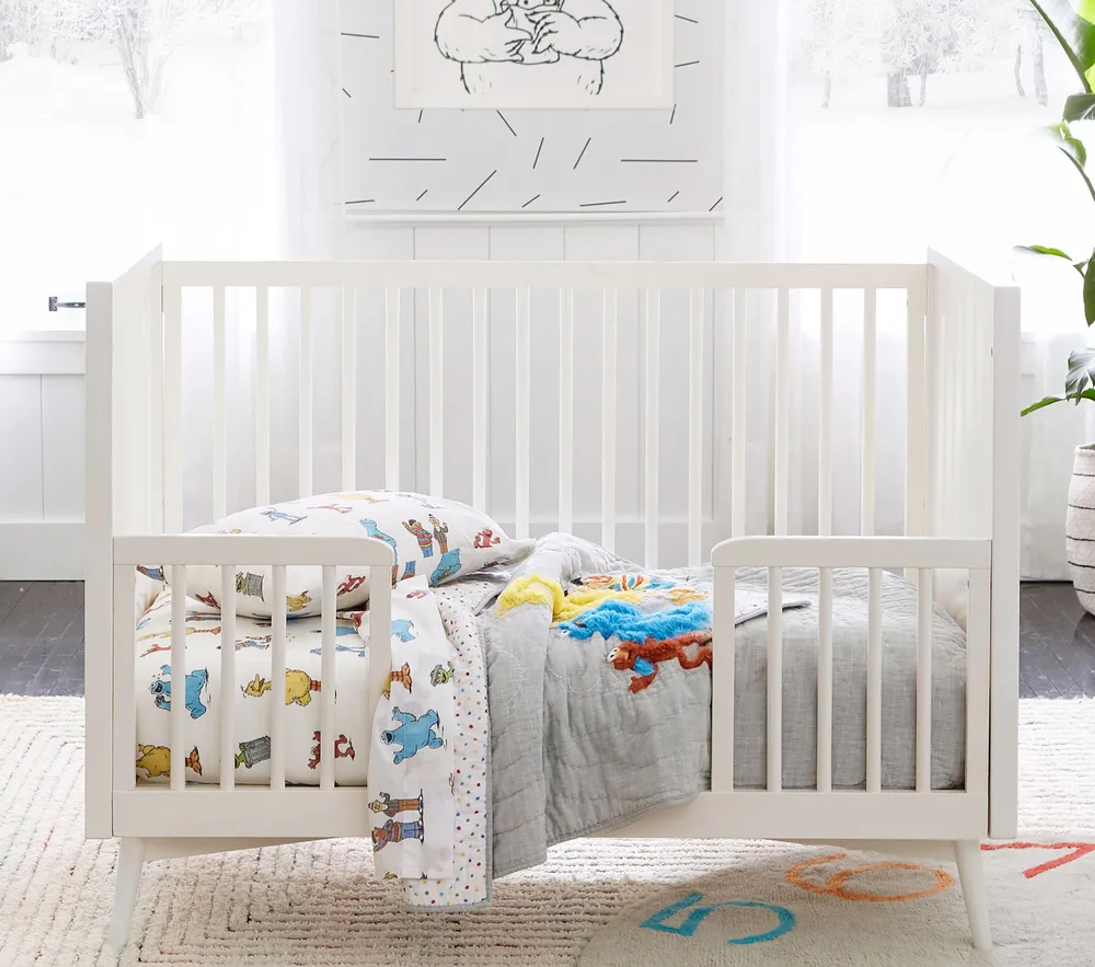 west elm x pbk Mid-Century Toddler Bed & Conversion Kit