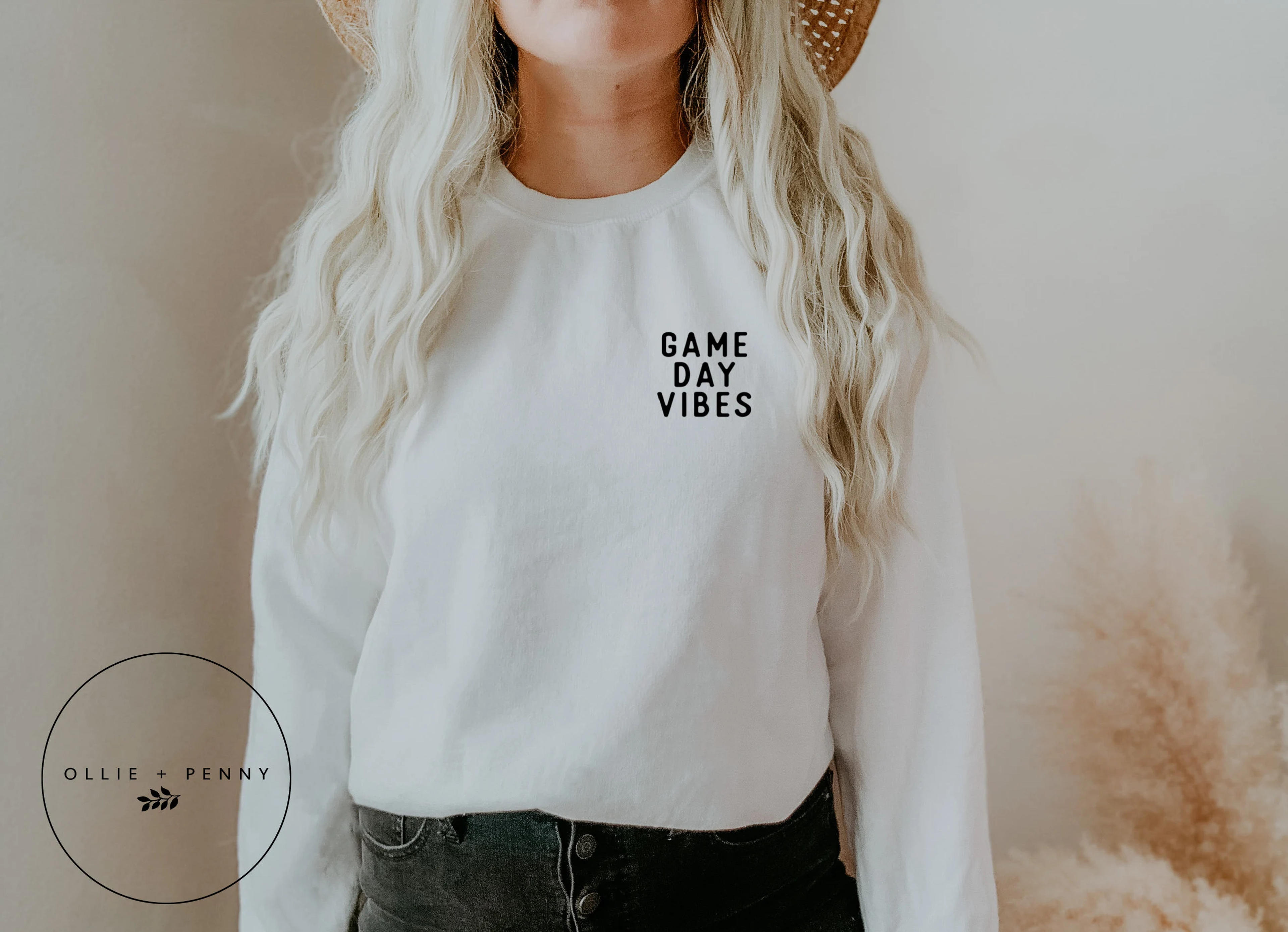 Game Day Vibes Sweatshirt Game Day Sweatshirt Football - Etsy