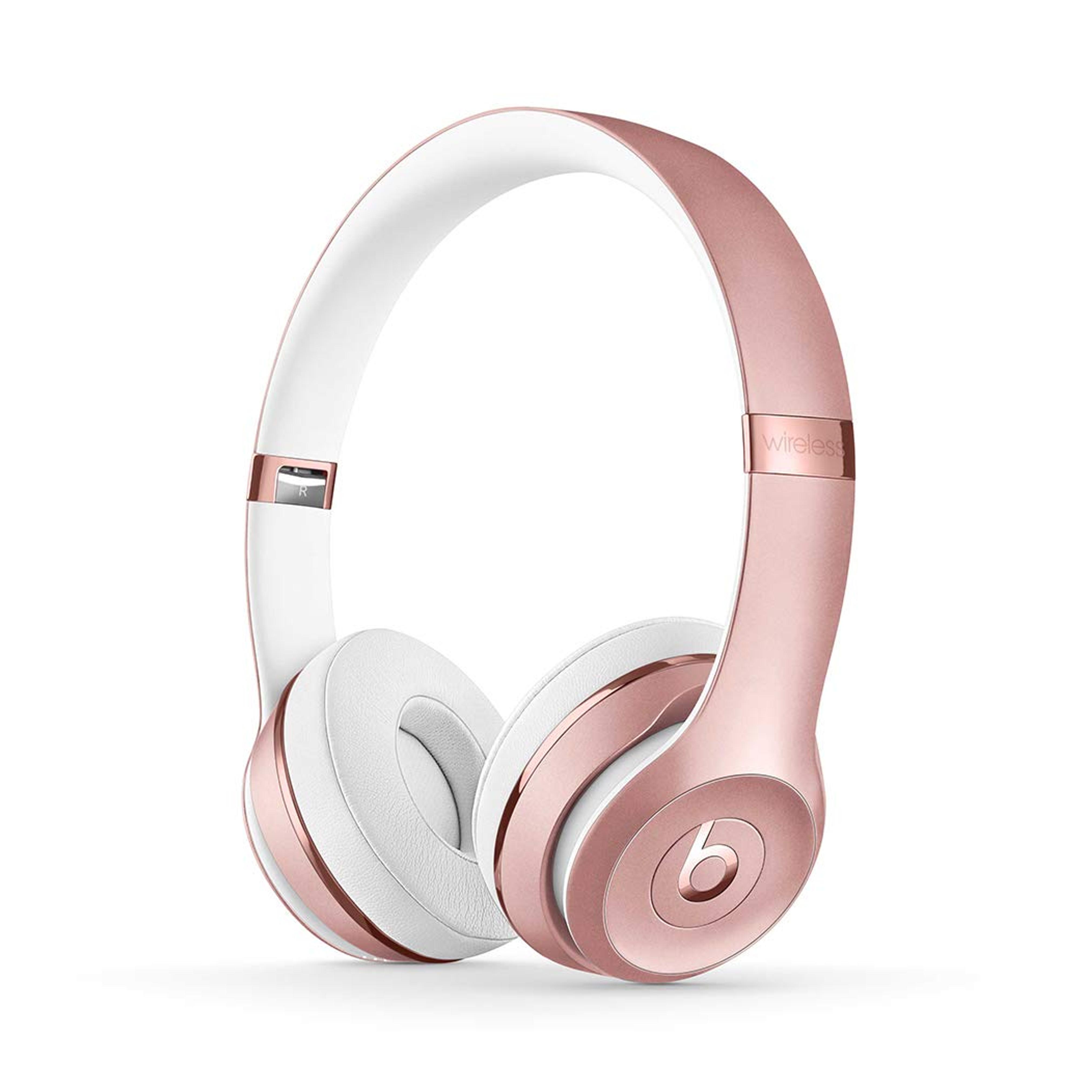 Amazon.com: Beats Solo3 Wireless On-Ear Headphones - Apple W1 Headphone Chip, Class 1 Bluetooth, 40 Hours of Listening Time, Built-in Microphone - Rose Gold (Latest Model) : Electronics