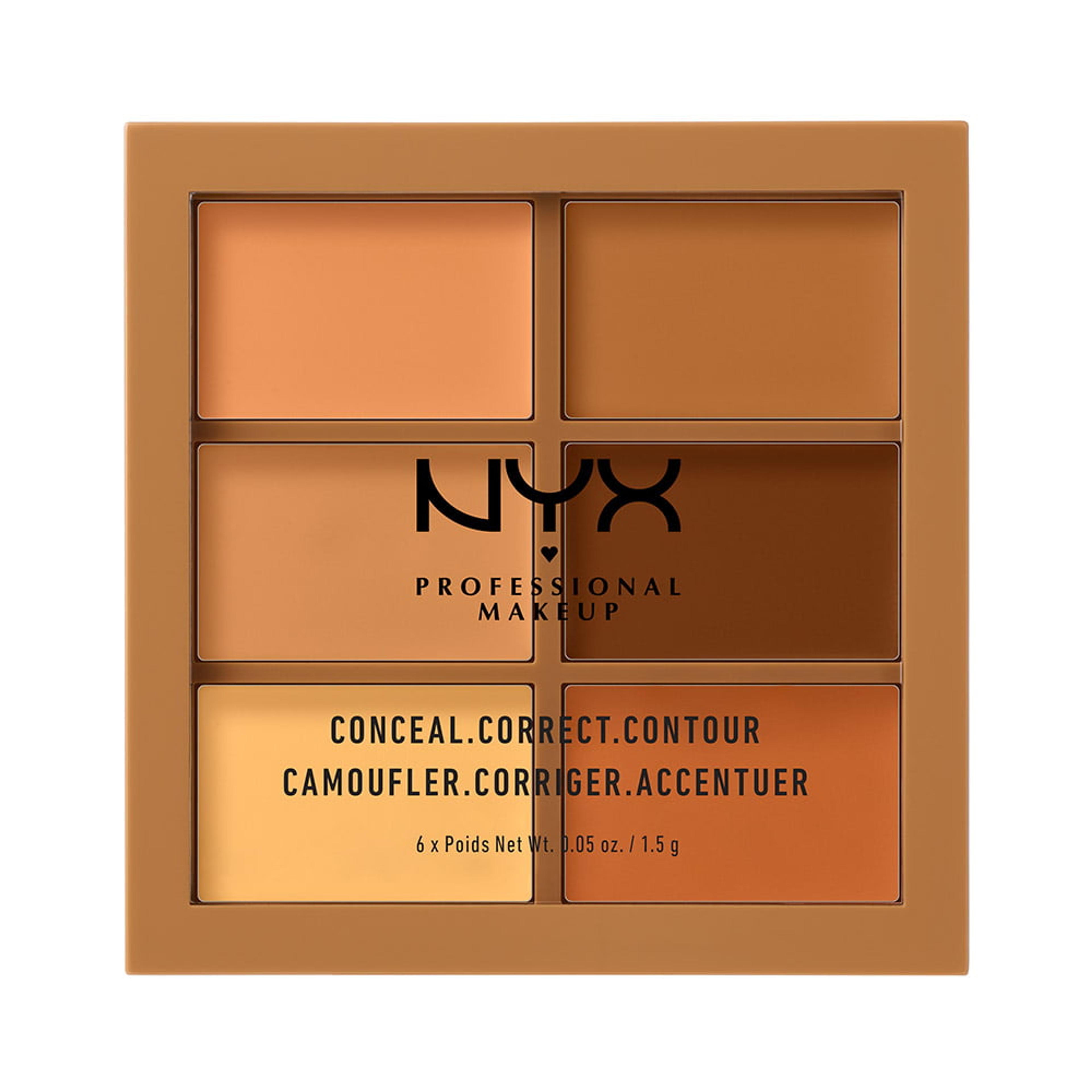 NYX Professional Makeup Conceal, Correct, Contour Palette, Deep - Walmart.com