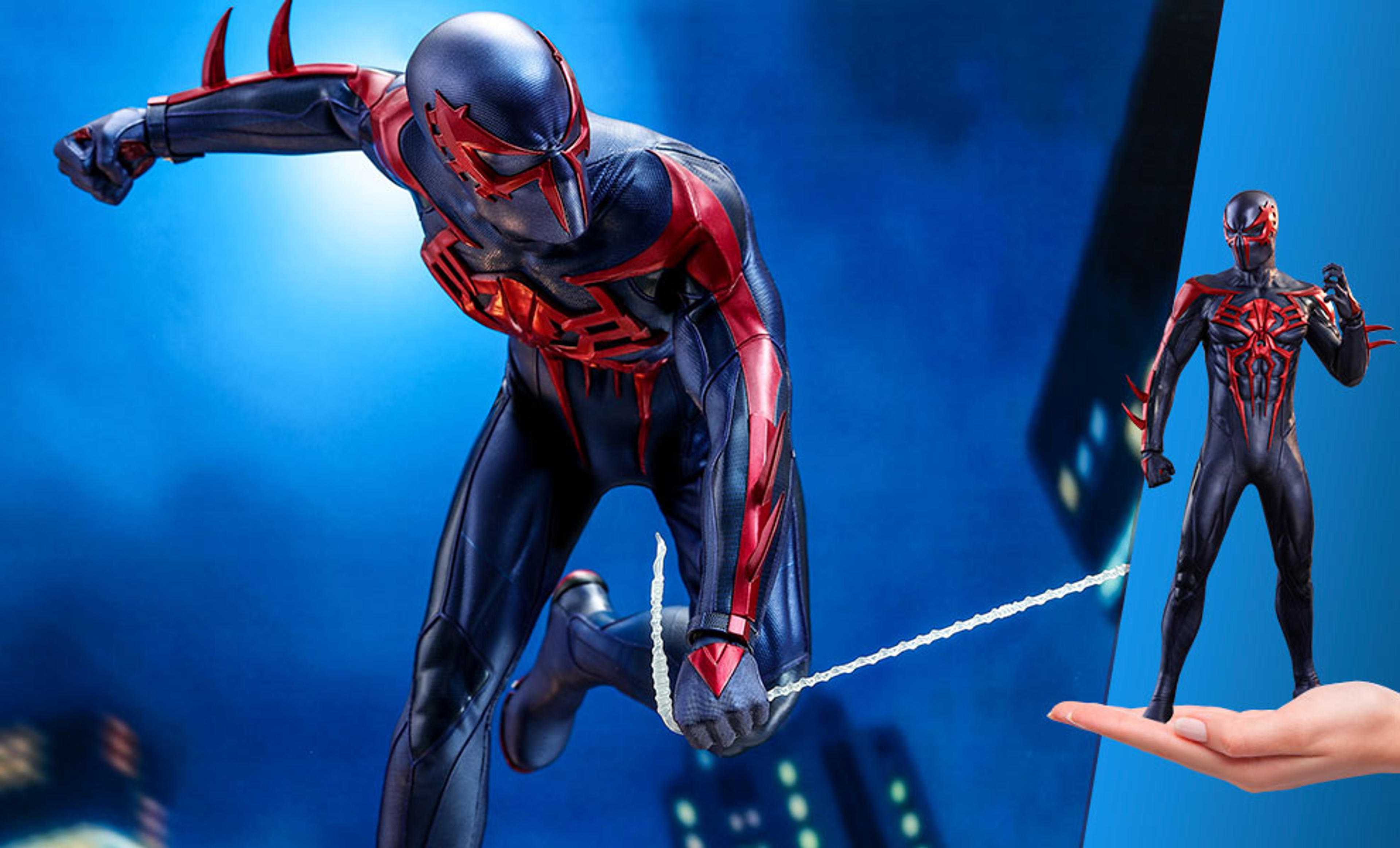 Spider-Man (Spider-Man 2099 Black Suit) Sixth Scale Figure | Sideshow Collectibles