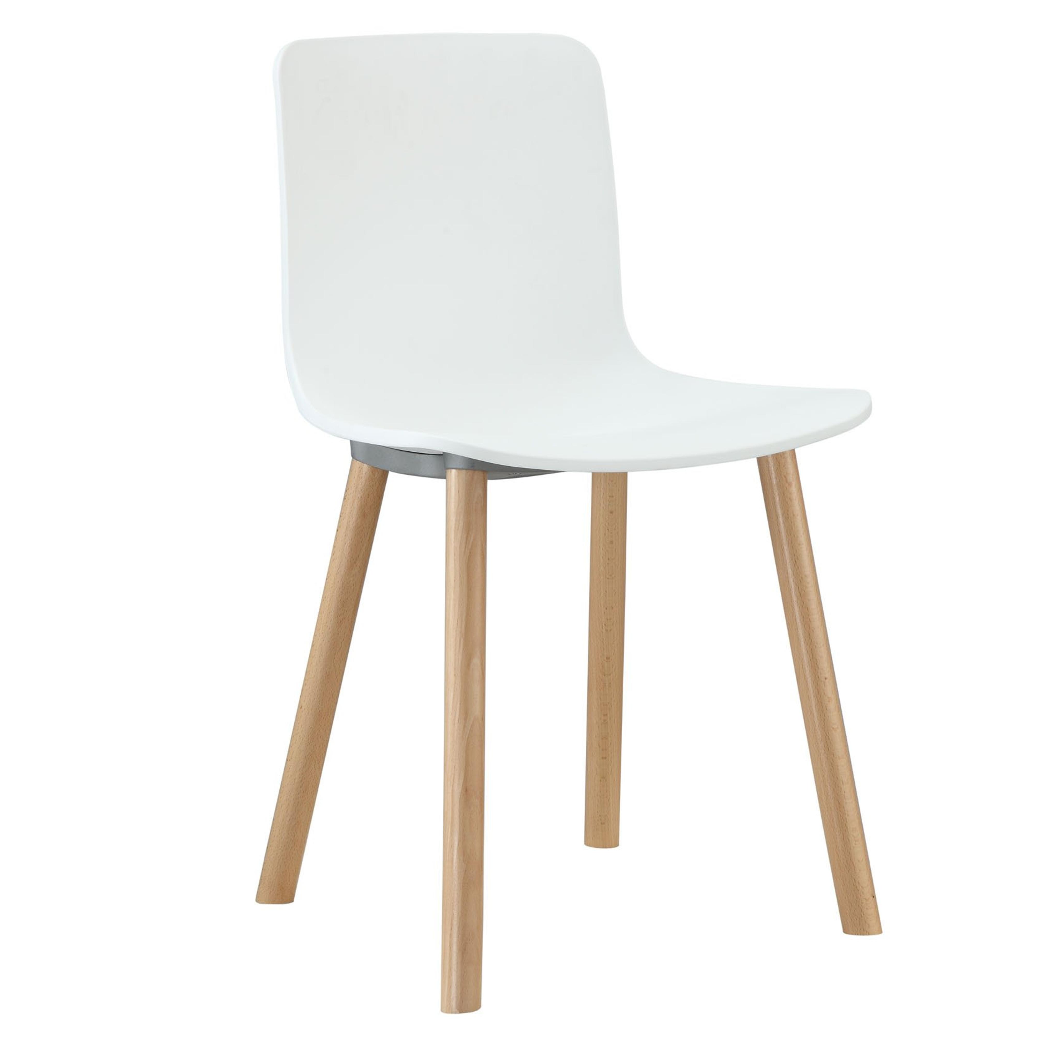 LexMod Sprung White Plastic Modern Dining Chair