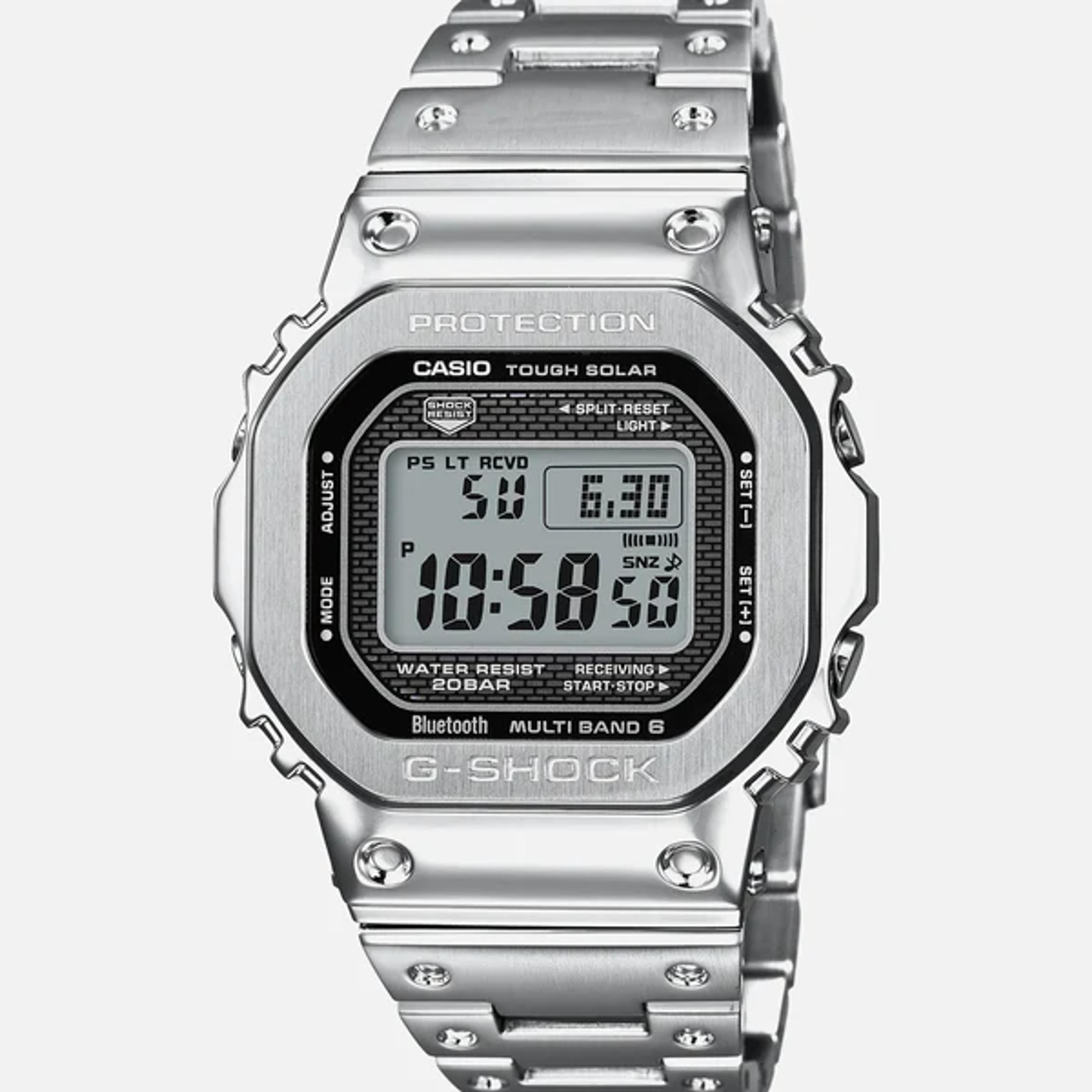 G-SHOCK GMWB5000D-1 'Full Metal' In Stainless Steel With Bracelet - HODINKEE Shop