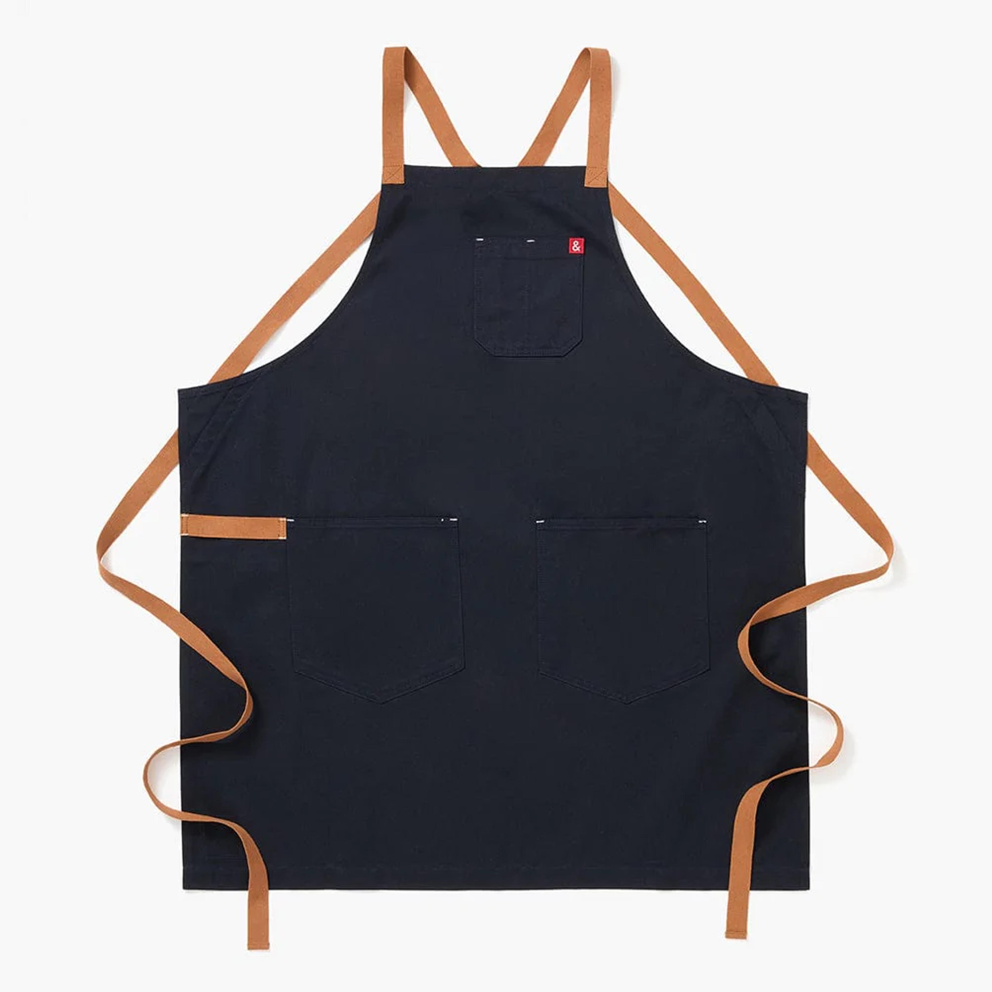 Midnight Blue Crossback Apron