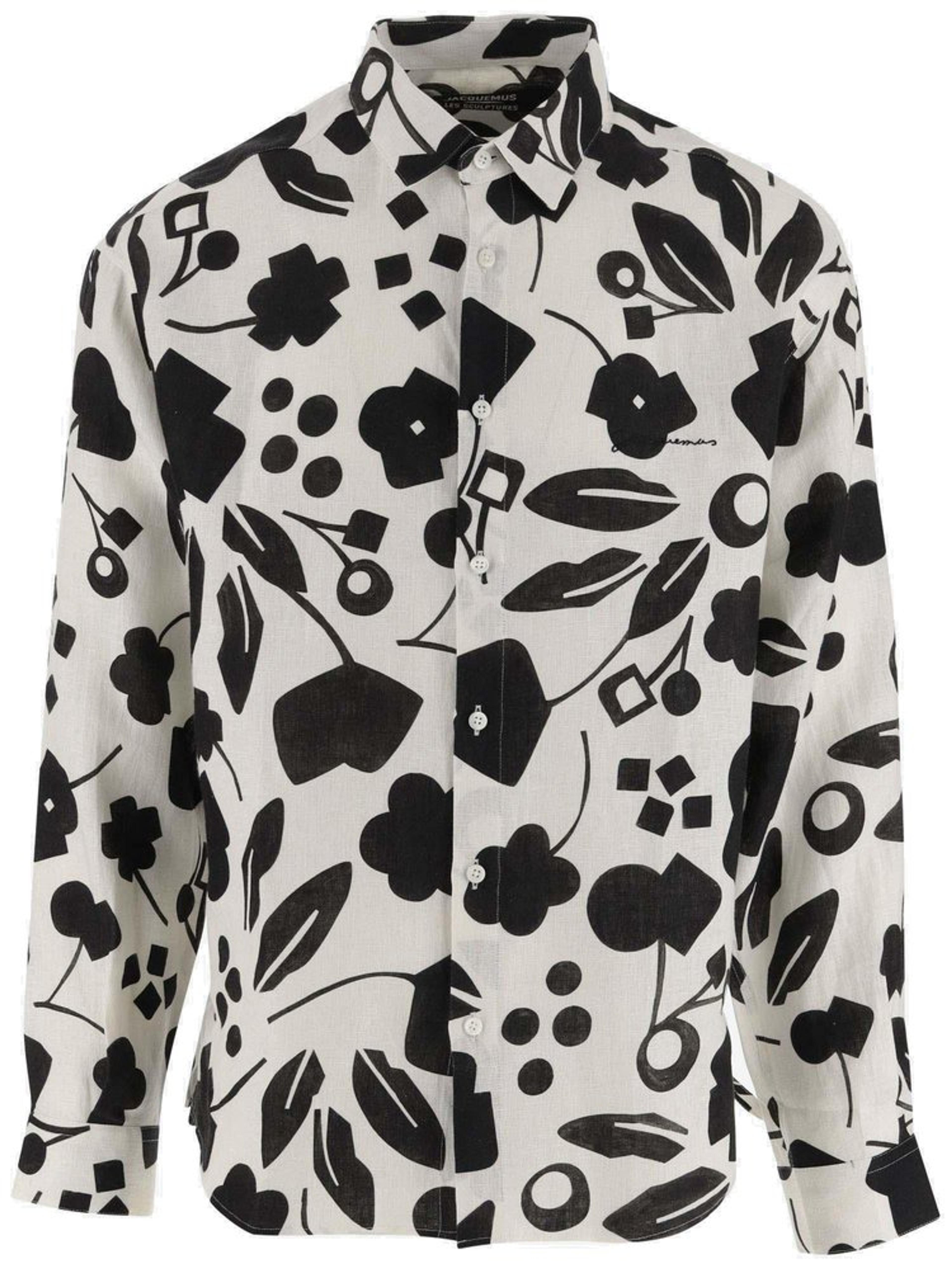 Jacquemus Long Sleeved Printed Shirt