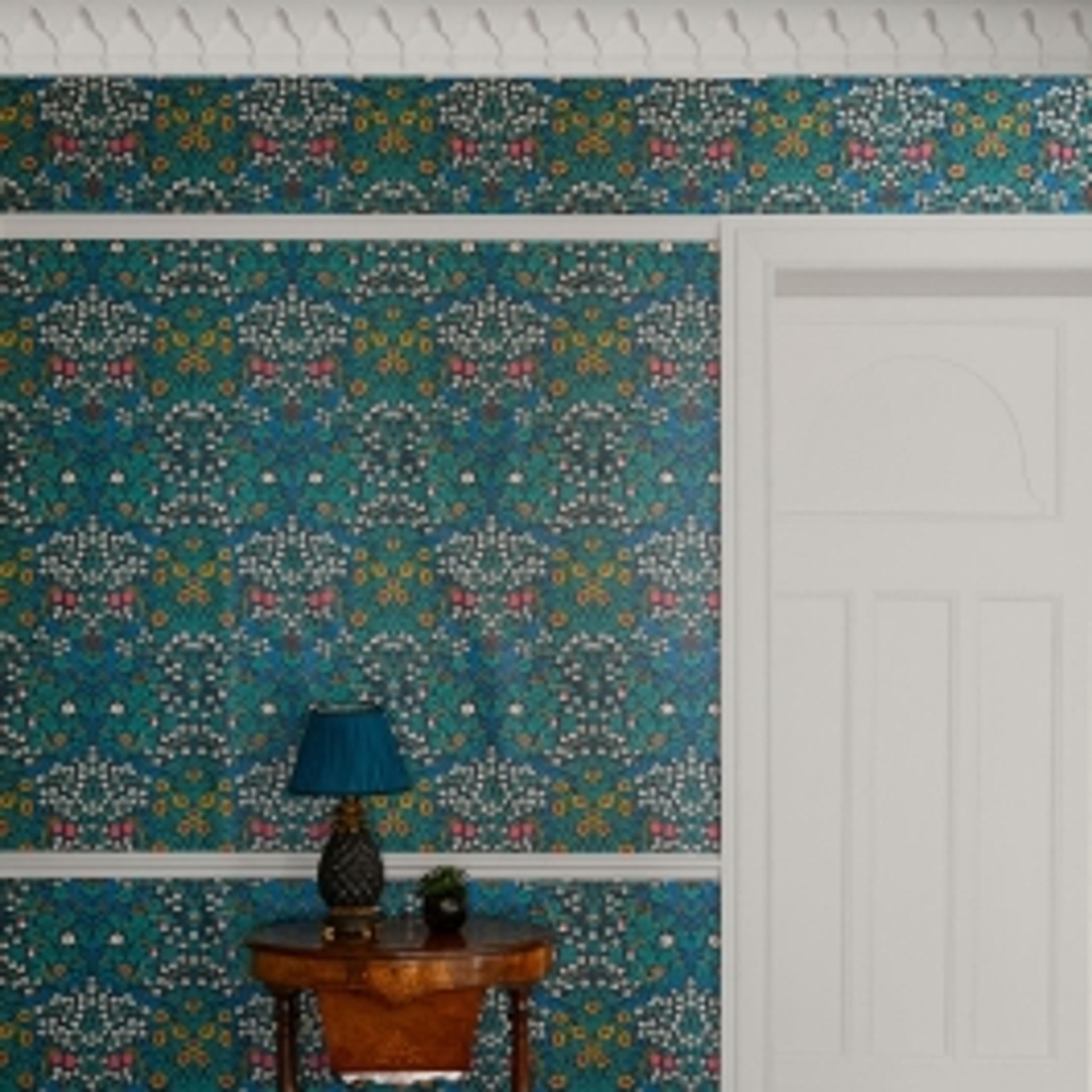 BLACKTHORN Wallpaper - Emerald | HOUSE OF HACKNEY