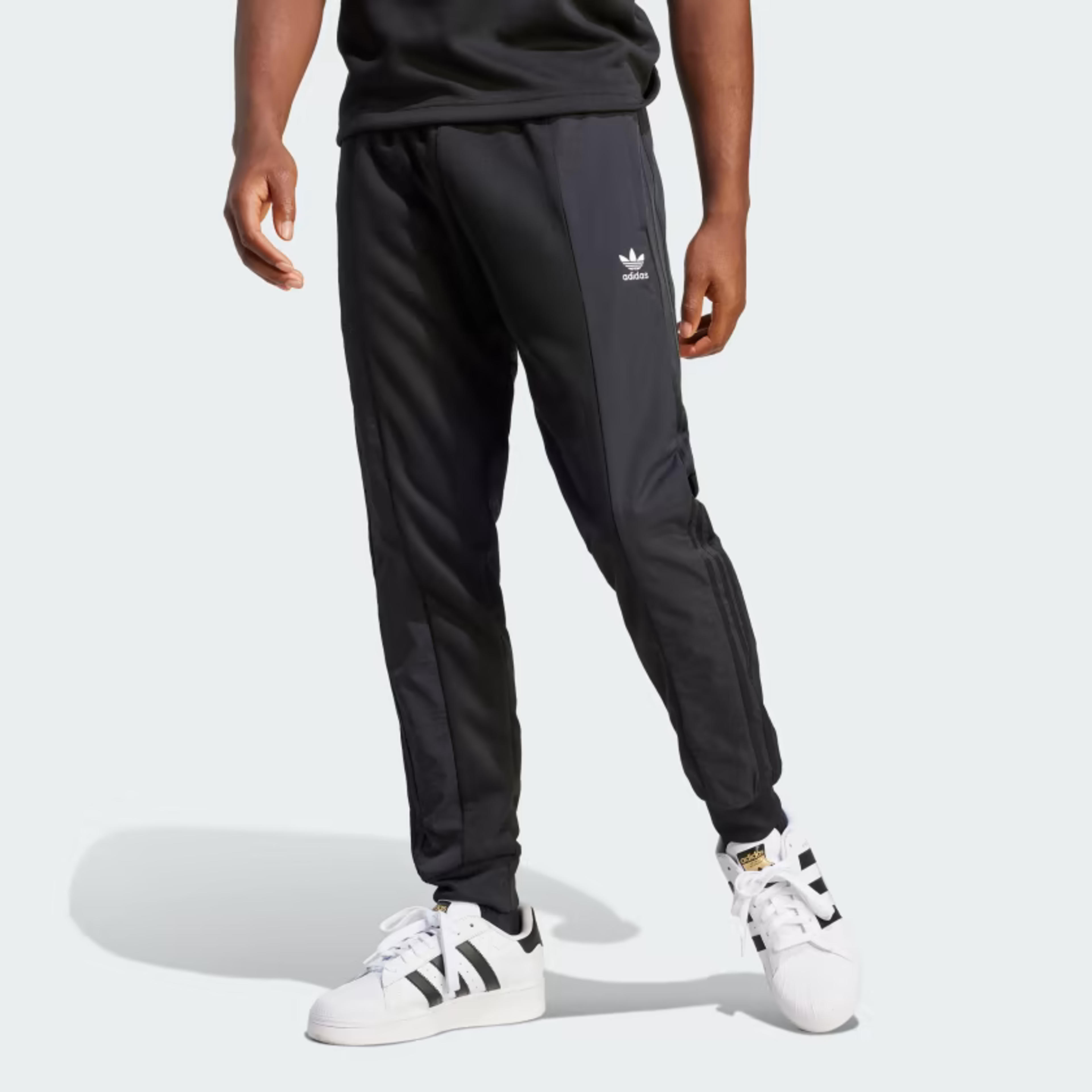 adidas Adicolor Re-Pro SST Material Mix Track Pants - Black | adidas Australia