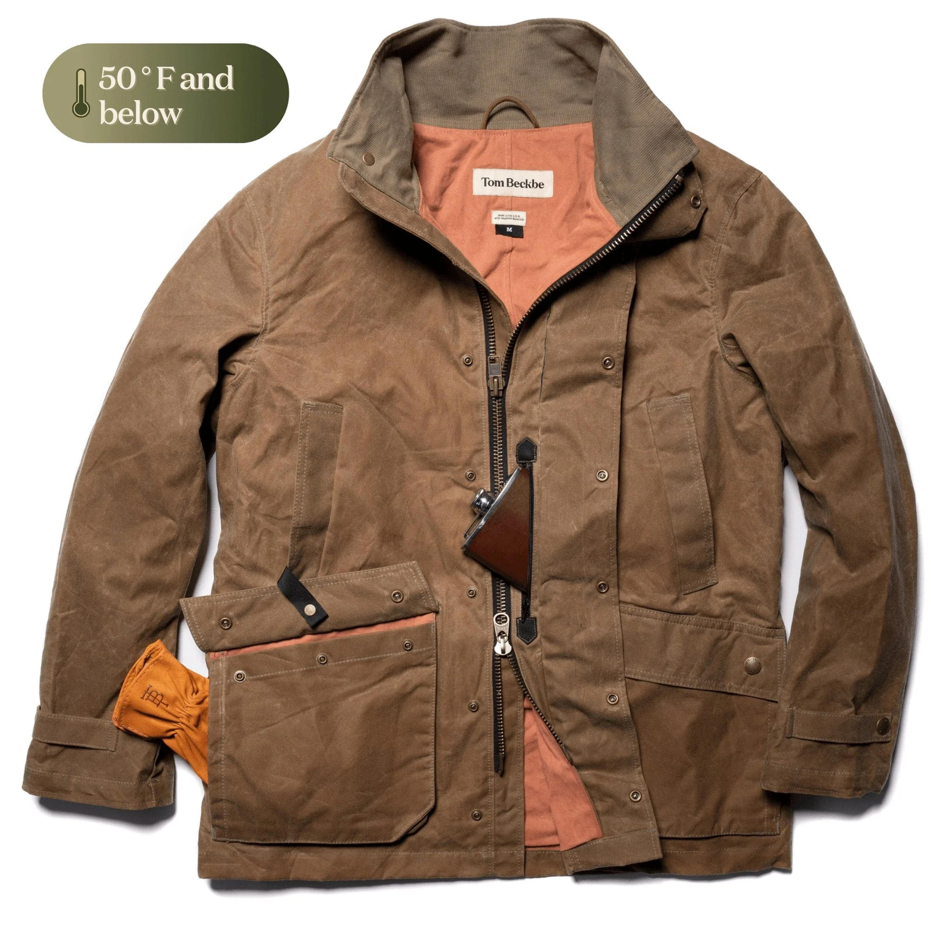 Tensaw Jacket (8oz) - Tobacco / Large