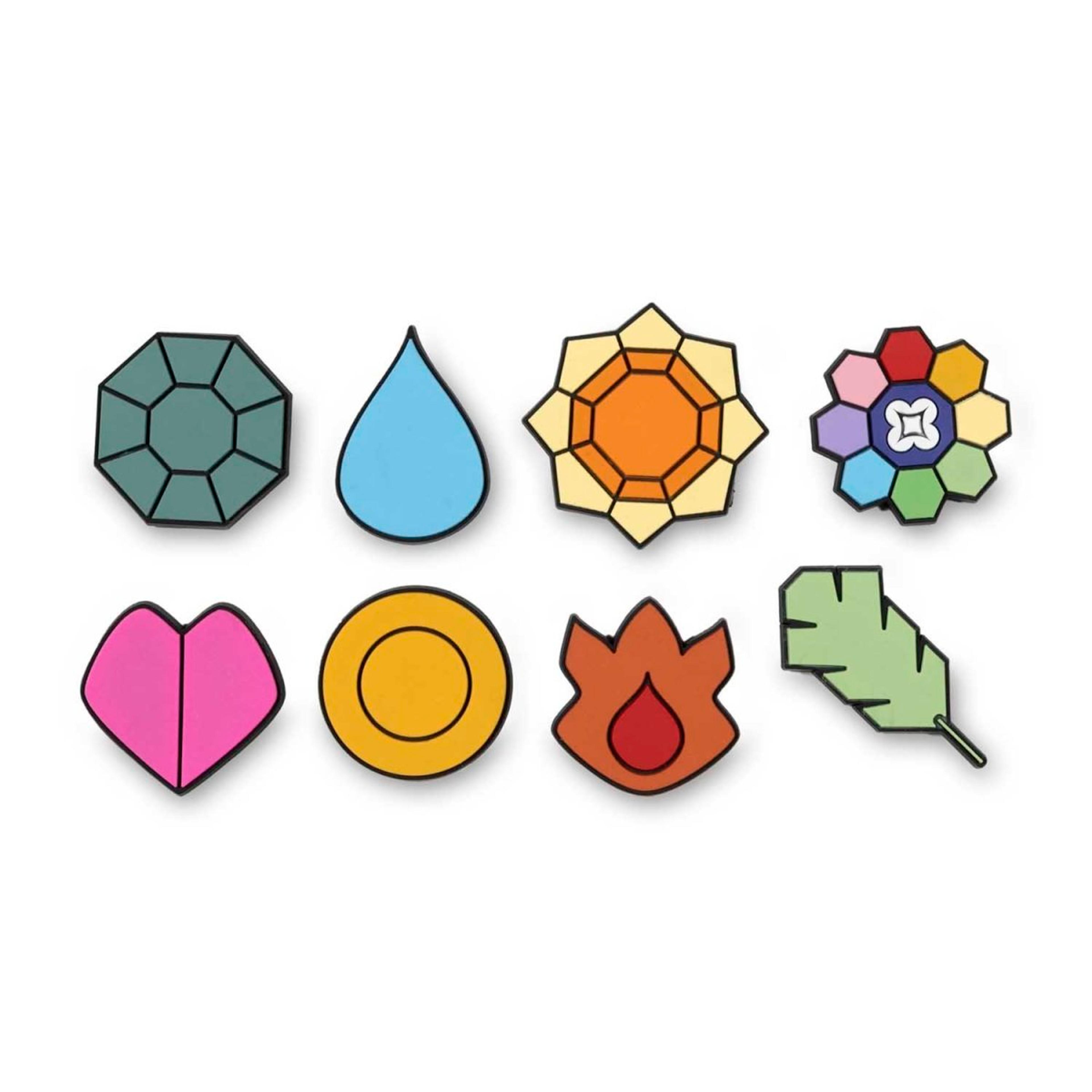 Kanto Gym Badge Magnets (8-Pack) | Pokémon Center Official Site