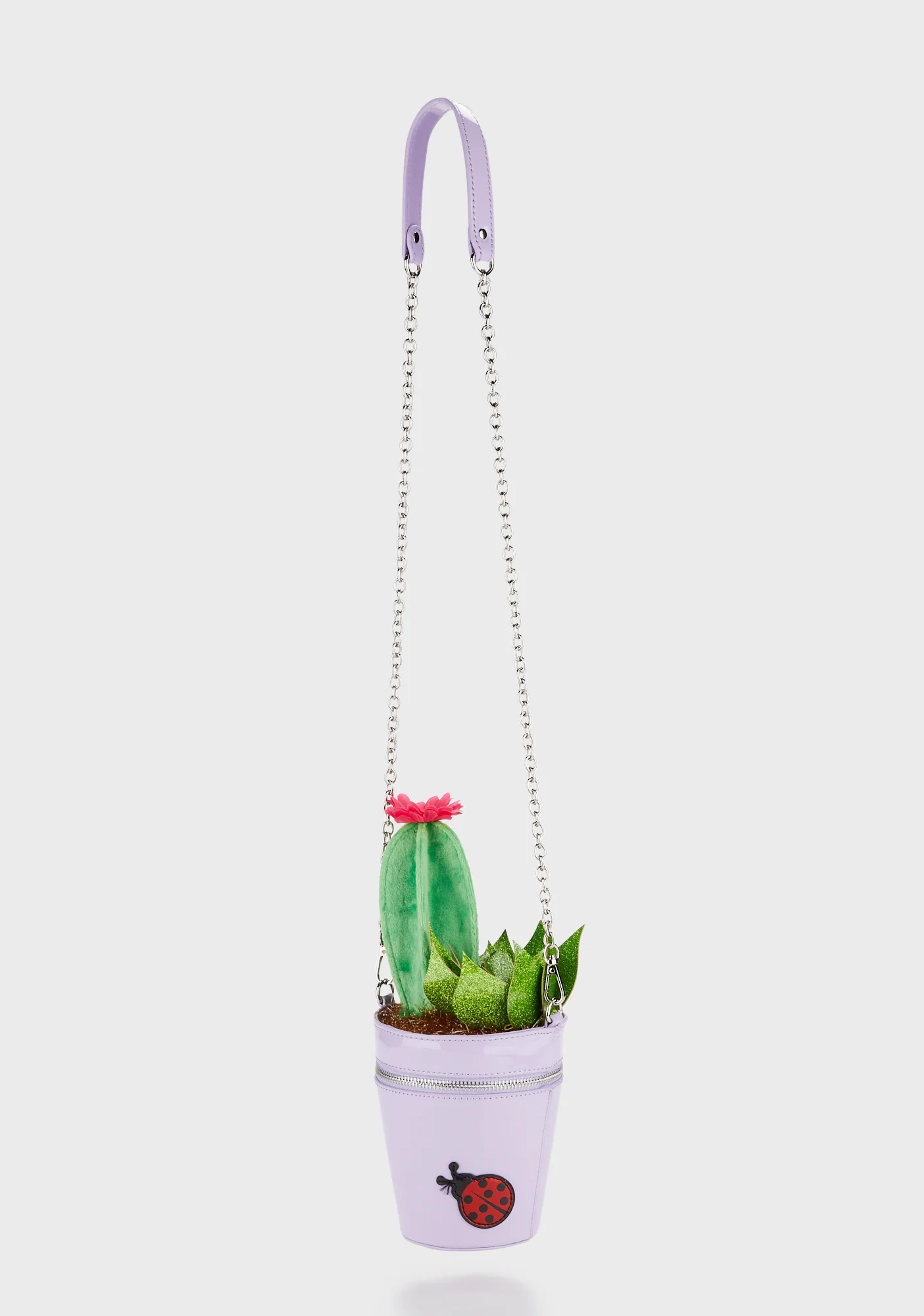 Delia's Succulent Cactus Crossbody Bag - Purple – Dolls Kill