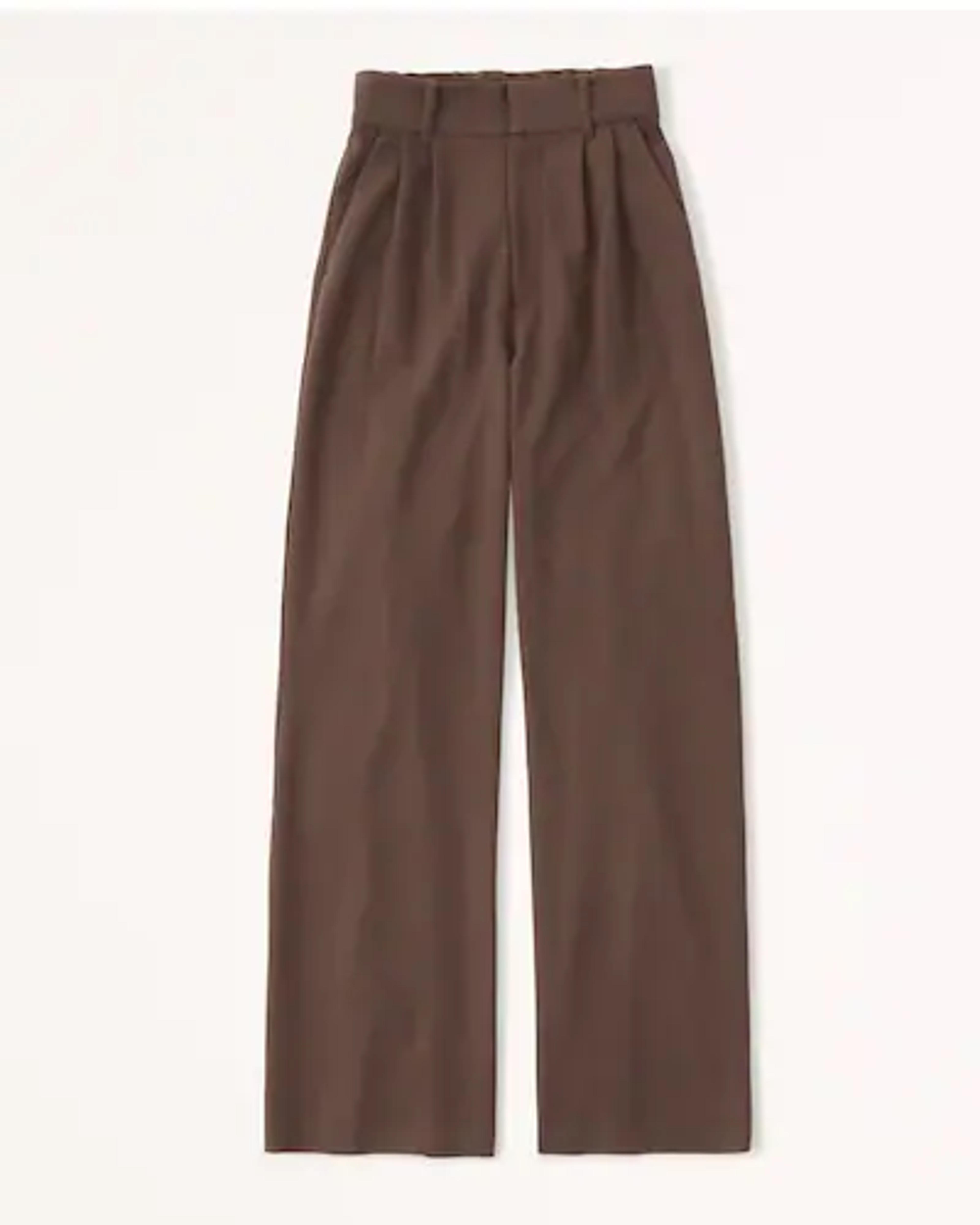 Women's Tailored Wide Leg Pants | Women's Bottoms | Abercrombie.com