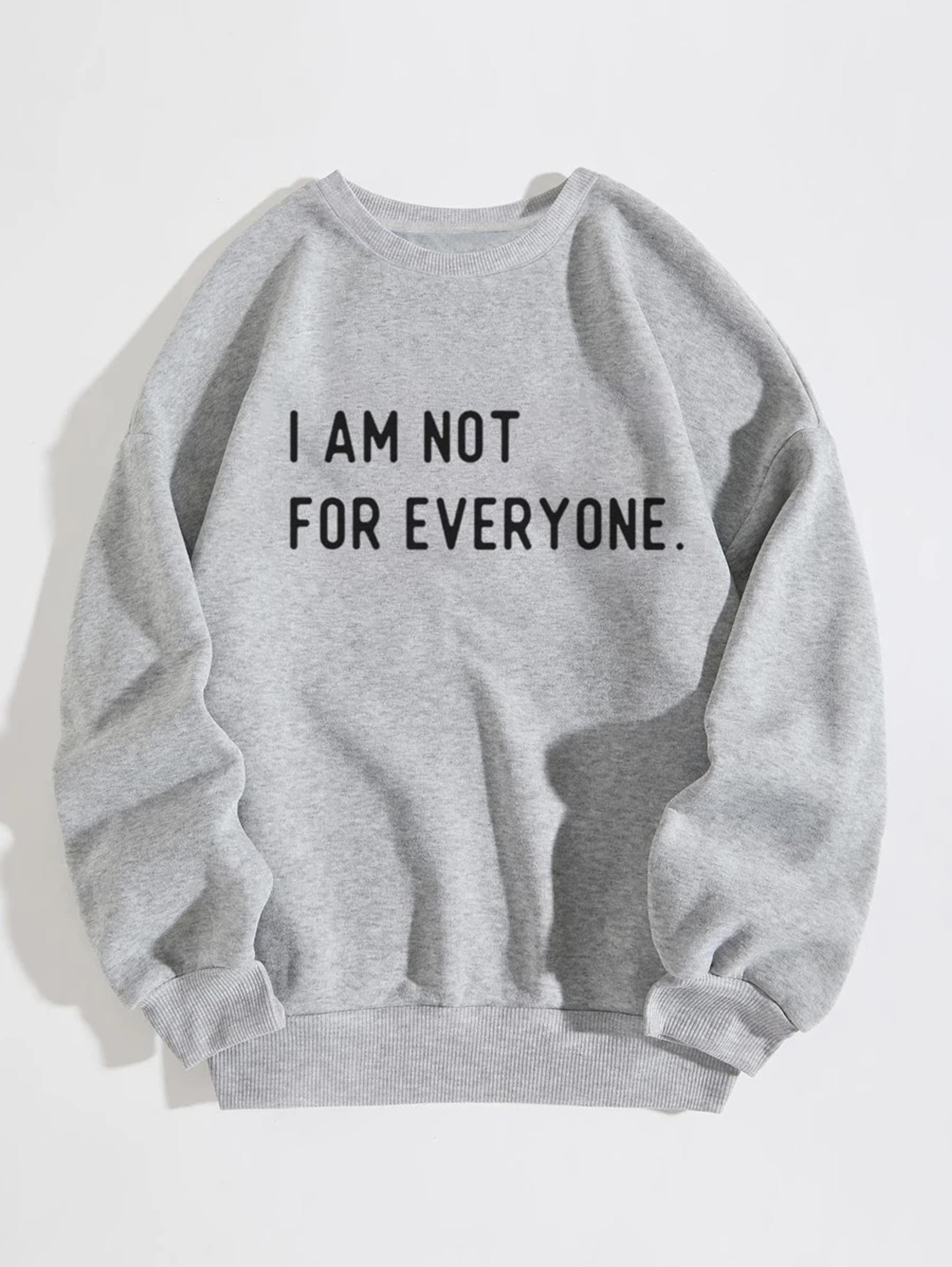 Slogan Graphic Drop Shoulder Sweatshirt | SHEIN USA