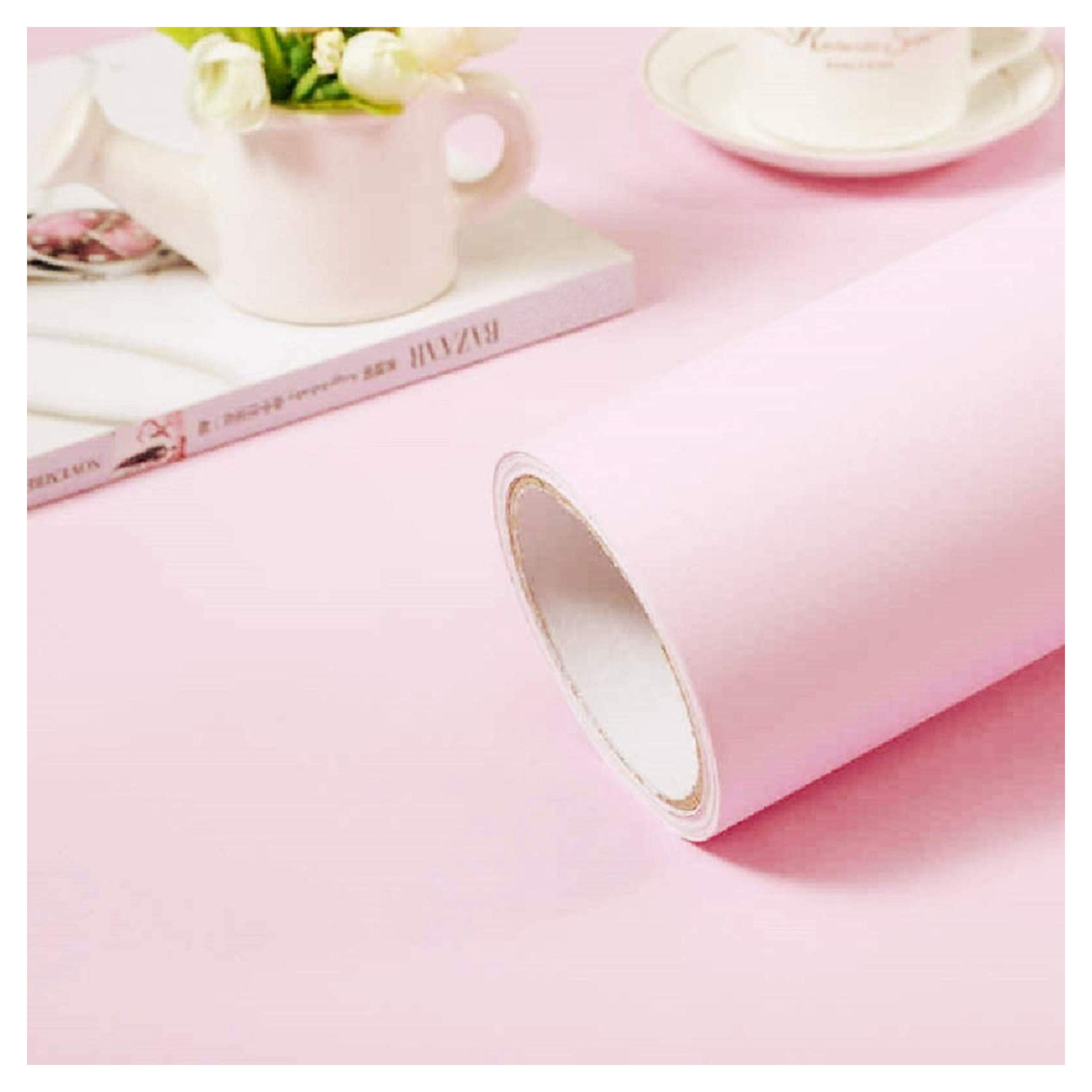 Amazon.com: Pink Self-Adhesive Wallpaper Film Stick Paper Easy to Apply Peel and Stick Wallpaper Stick Wallpaper Shelf Liner Table and Door Reform : Everything Else