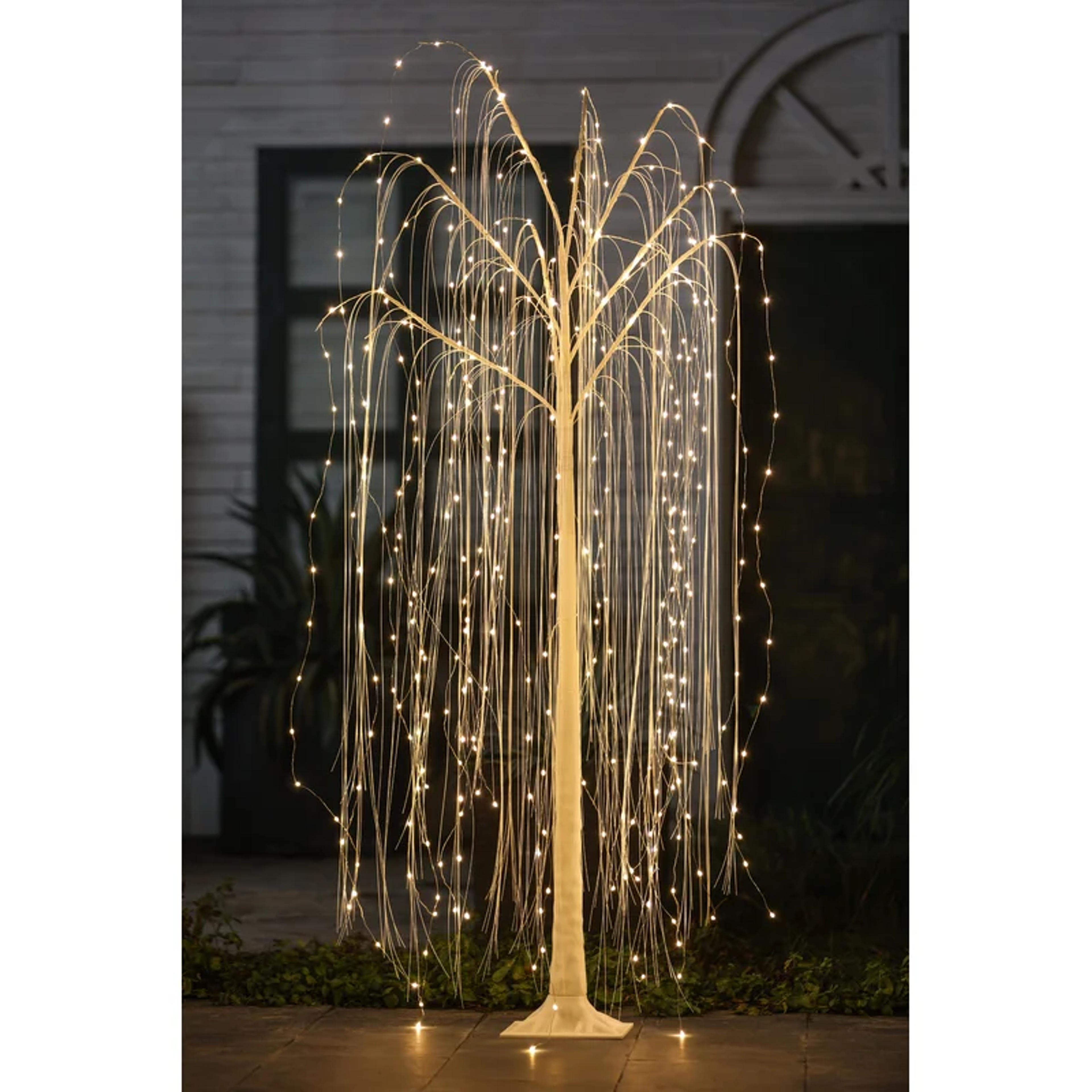 Etta Avenue™ Dex Artificial Lighted LED 70.87" H White Willow Tree Decoration & Reviews | Wayfair