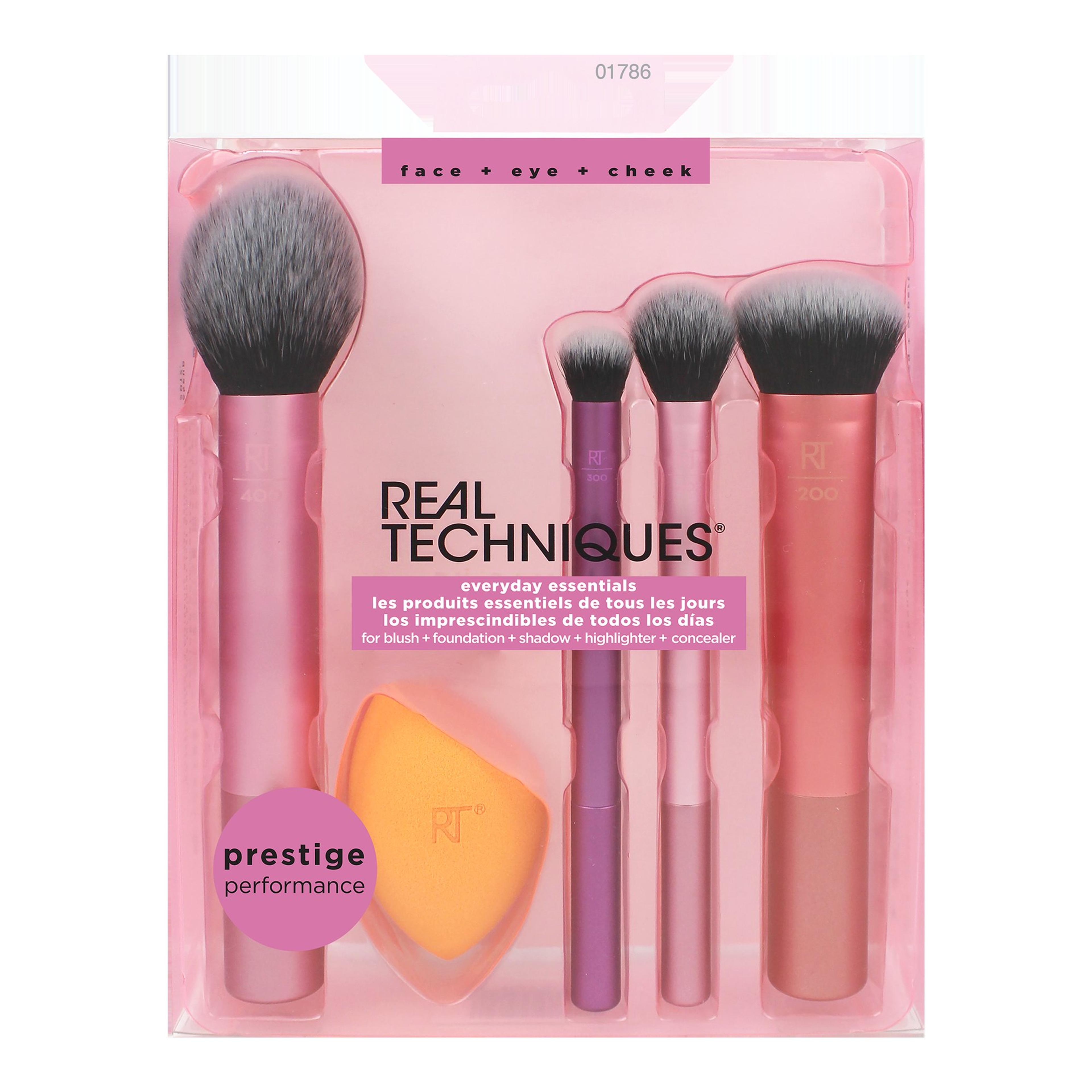 Everyday Essentials Makeup Brush & Sponge Set - Real Techniques | Ulta Beauty