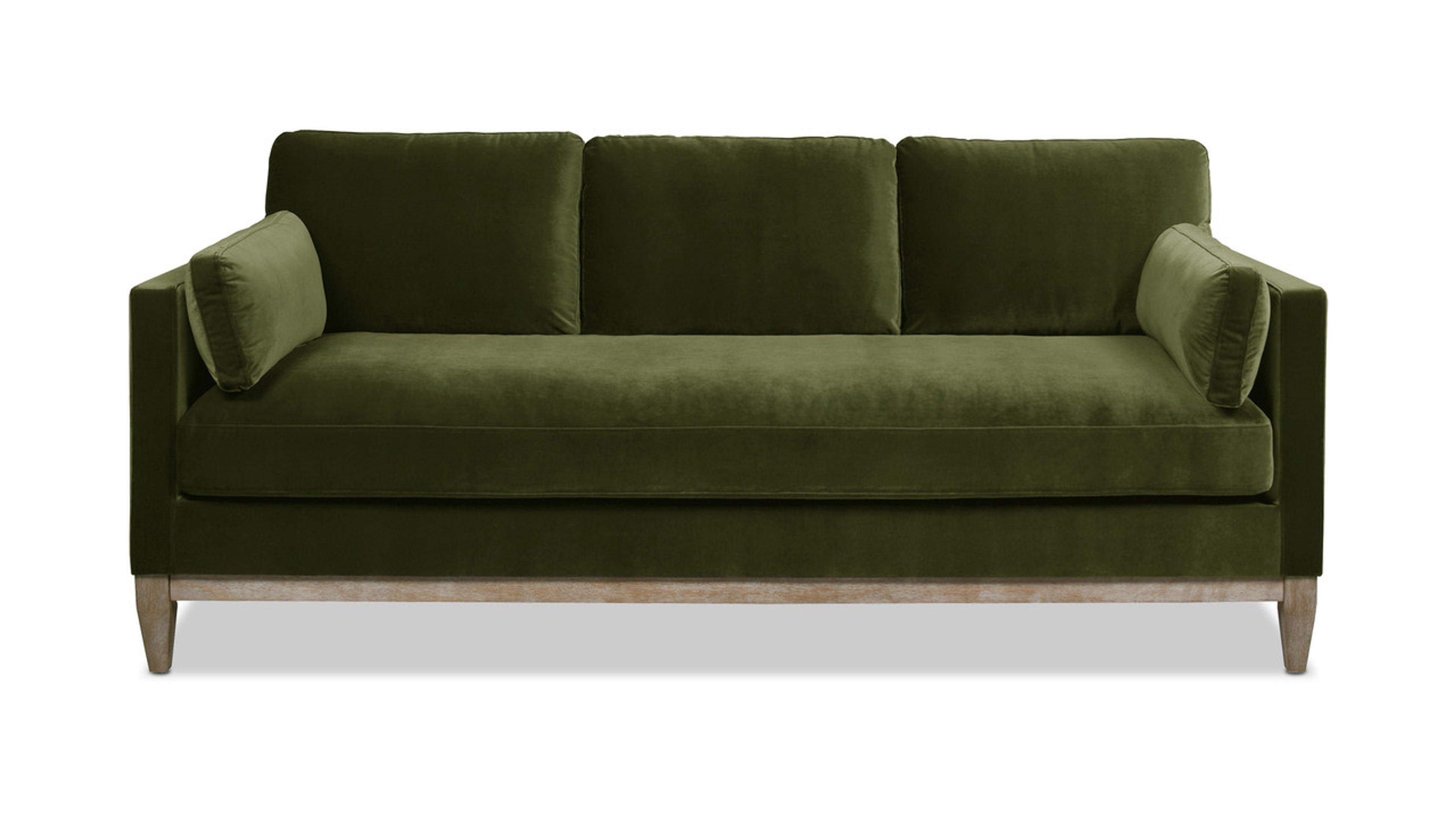 Knox 84" Modern Farmhouse Sofa, Olive Green - Jennifer Taylor Home