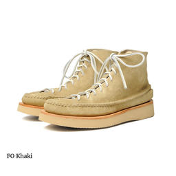 All Handsewn Sneaker Moc High with 2021 Sole - Flesh-out Leather [2 Colors] — YUKETEN