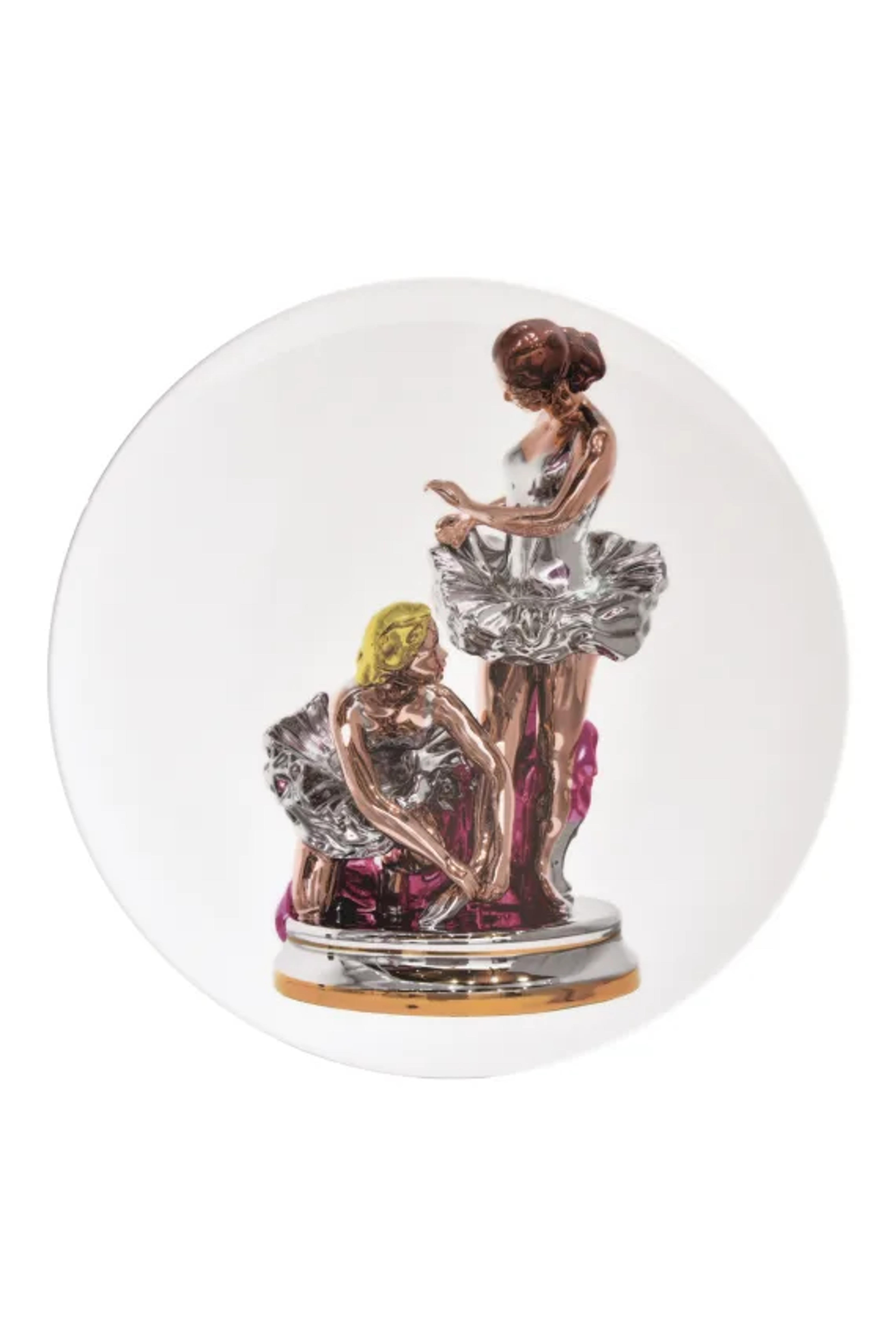 Jeff Koons X Bernardaud Ballerina Commemorative Plate | Neiman Marcus