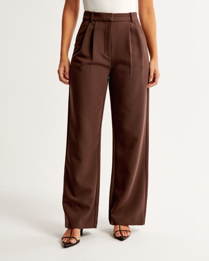 Women's Curve Love A&F Sloane Tailored Pant