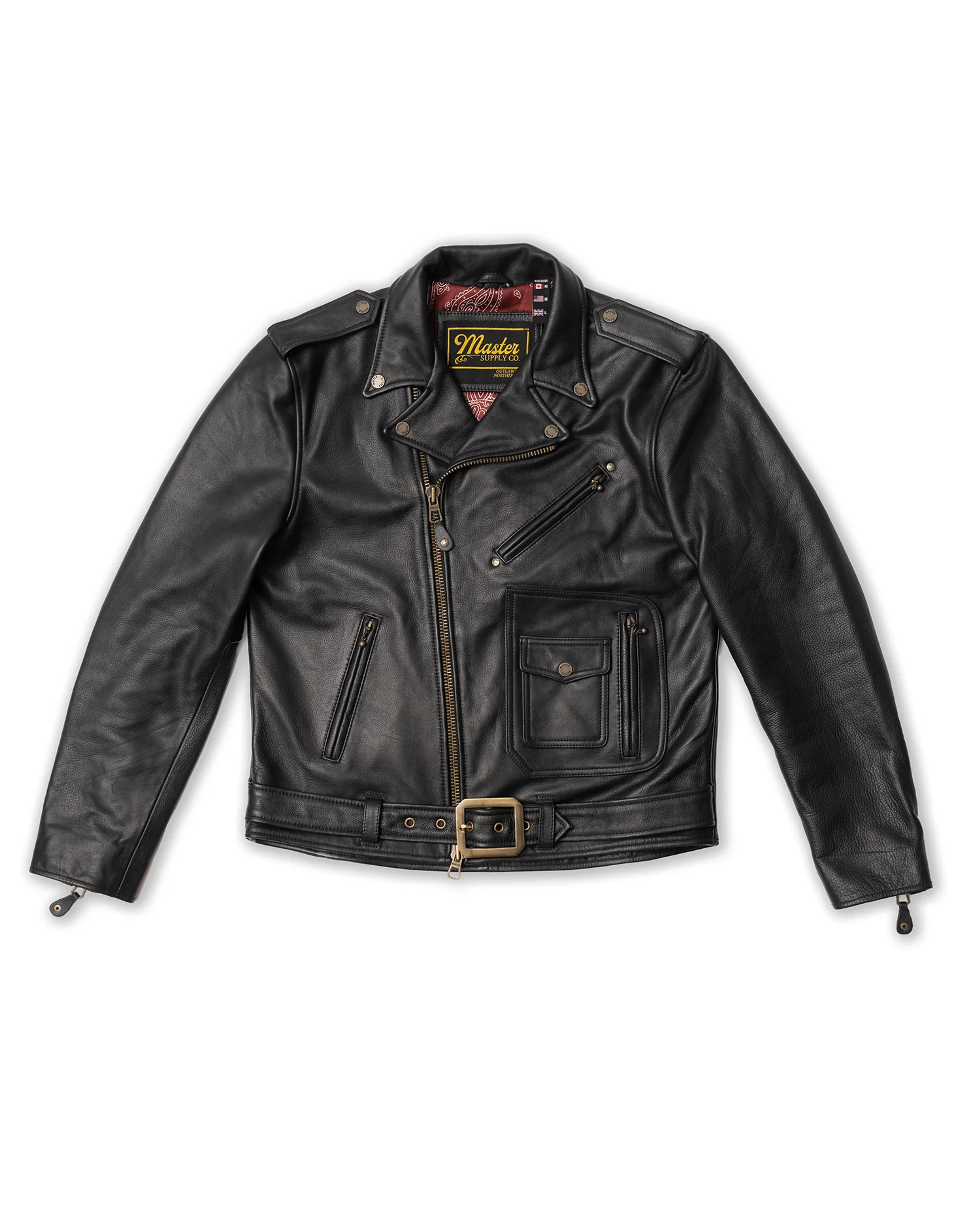 Nova Double Rider Leather Jacket by Master Supply Co. | Unleash Your Inner Rebel